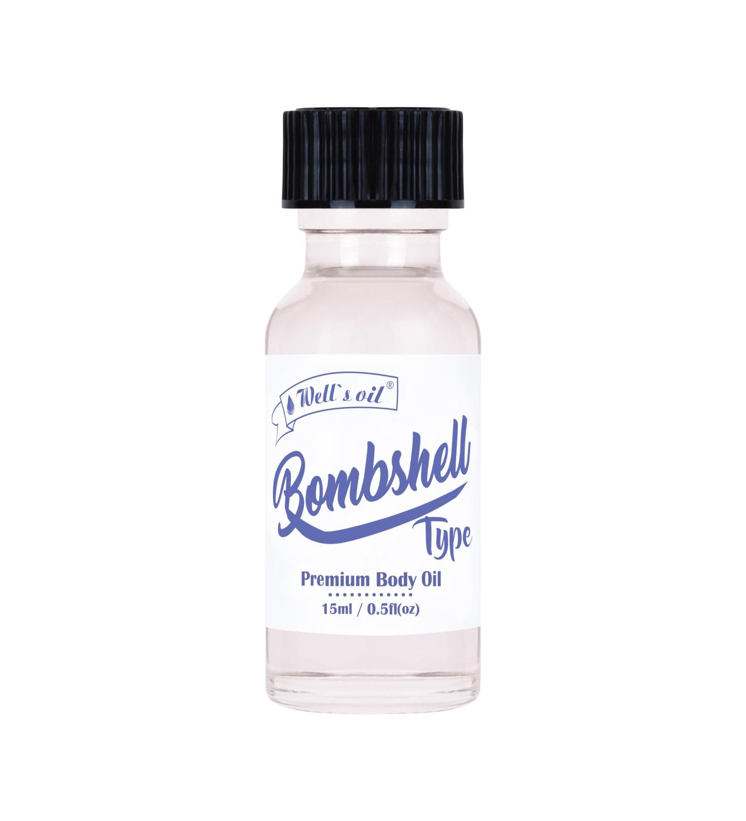Well's Oil Perfume Oil - Inspired by Bombshell | Floral & Fruity notes | Long-Lasting | Paraben-Free (0.5 Fl Oz / 15 ml) - Buy Online on GoSupps.com