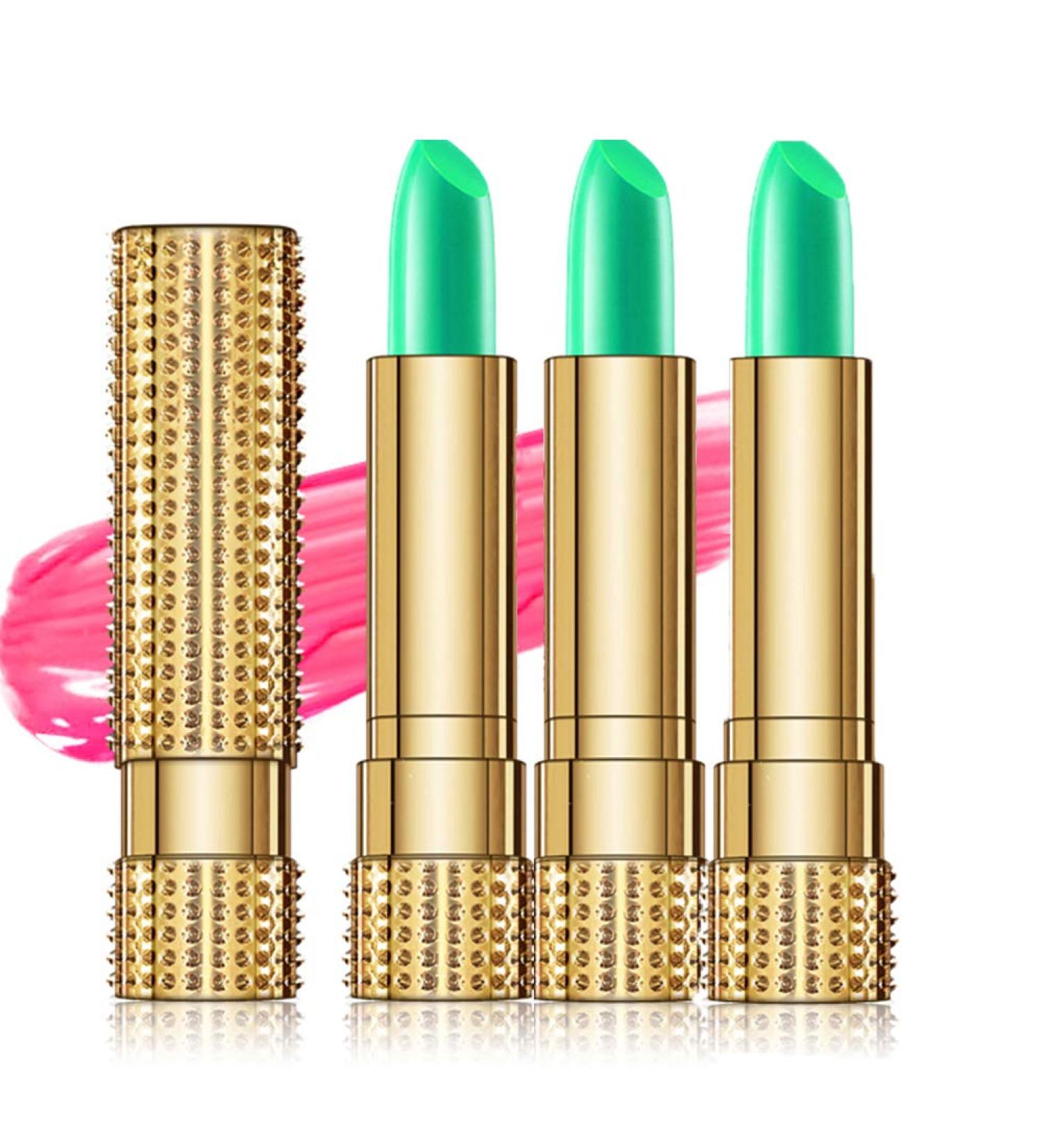 Magic Temperature Changing Lipstick Set - Long Lasting, Moisturizing, Waterproof Lip Gloss - 3 Pack - Buy Online on GoSupps.com