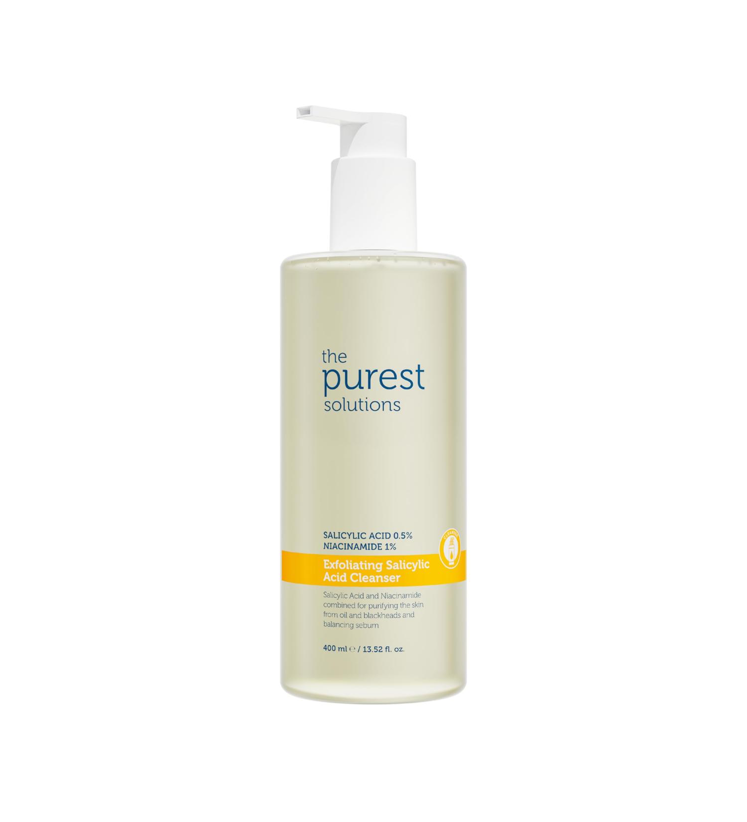  The Purest Solutions The Purest Solutions 0.5% Salicylic Acid + 1% Niacinamide Exfoliating Cleanser (400 ml) - Buy Online on GoSupps.com