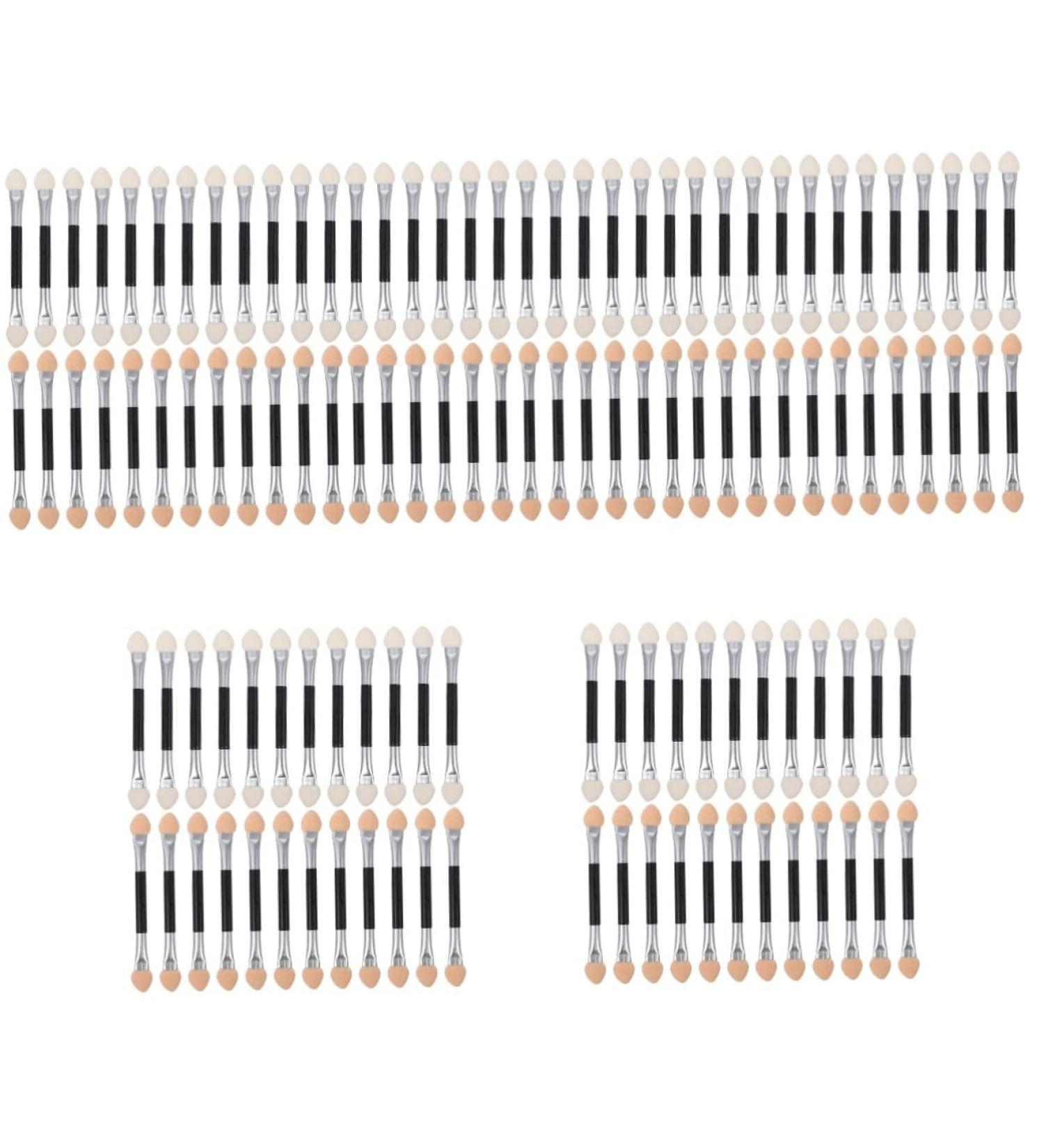 Didiseaon 120 Pcs Latex Eye Shadow Stick Makeup Brush Eyeshadow Brush Eyeshadow Double Sided Mini - Buy Online on GoSupps.com