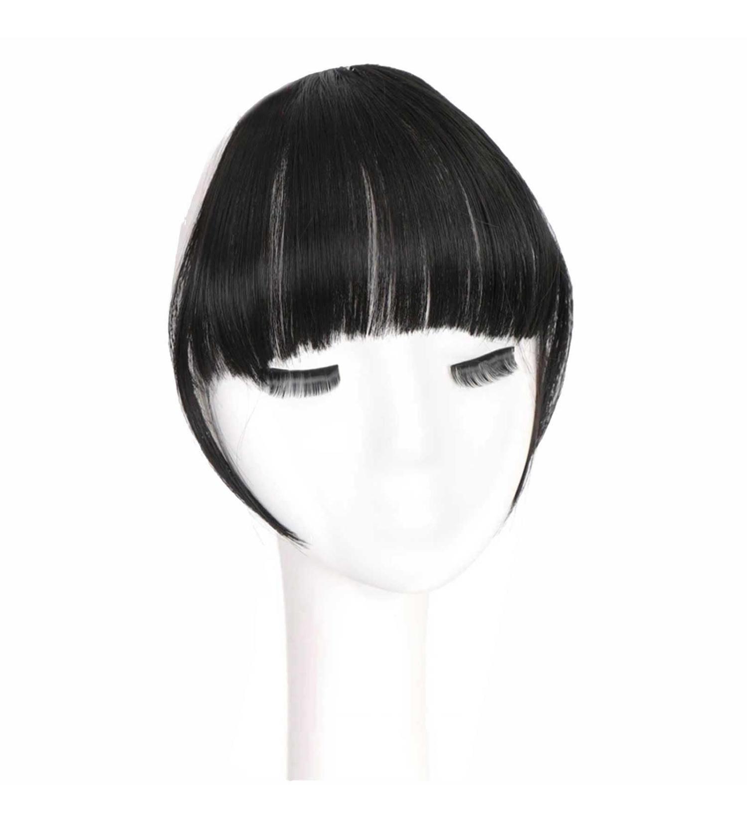 Bangs Clip in Bangs-Fake Bangs Hair Clip Dark Brown Clip on Bangs Real Human Hair Air Curtain Bangs for Women Clips Bangs Hair Extensions Fringe Curved Bangs for Women Curved Bangs for Daily Wear ( Ombre