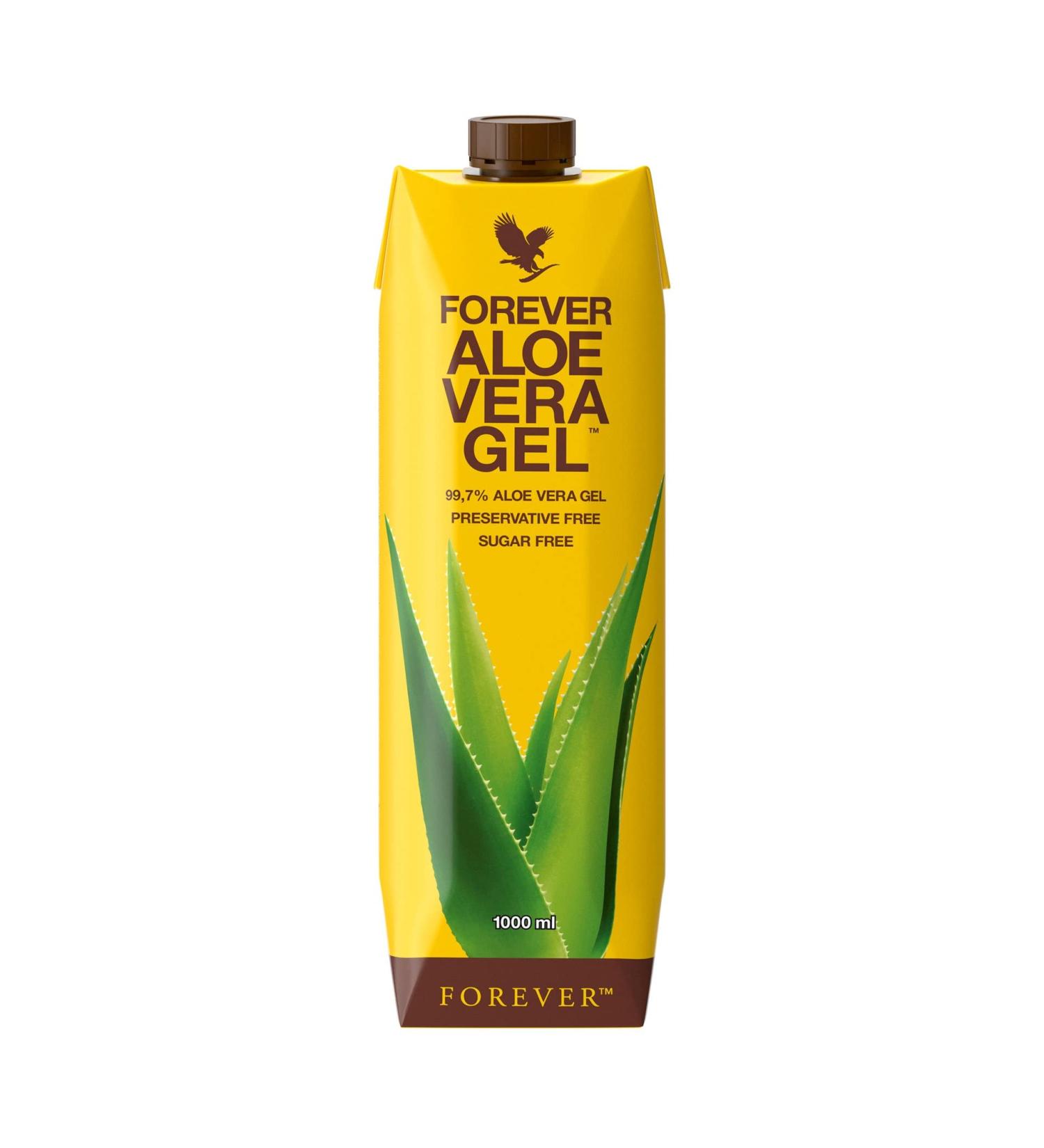 100% Pure Forever Aloe Vera Gel 1L - Sugar-Free No Preservatives | Premium Quality Health Drink - Buy Online on GoSupps.com