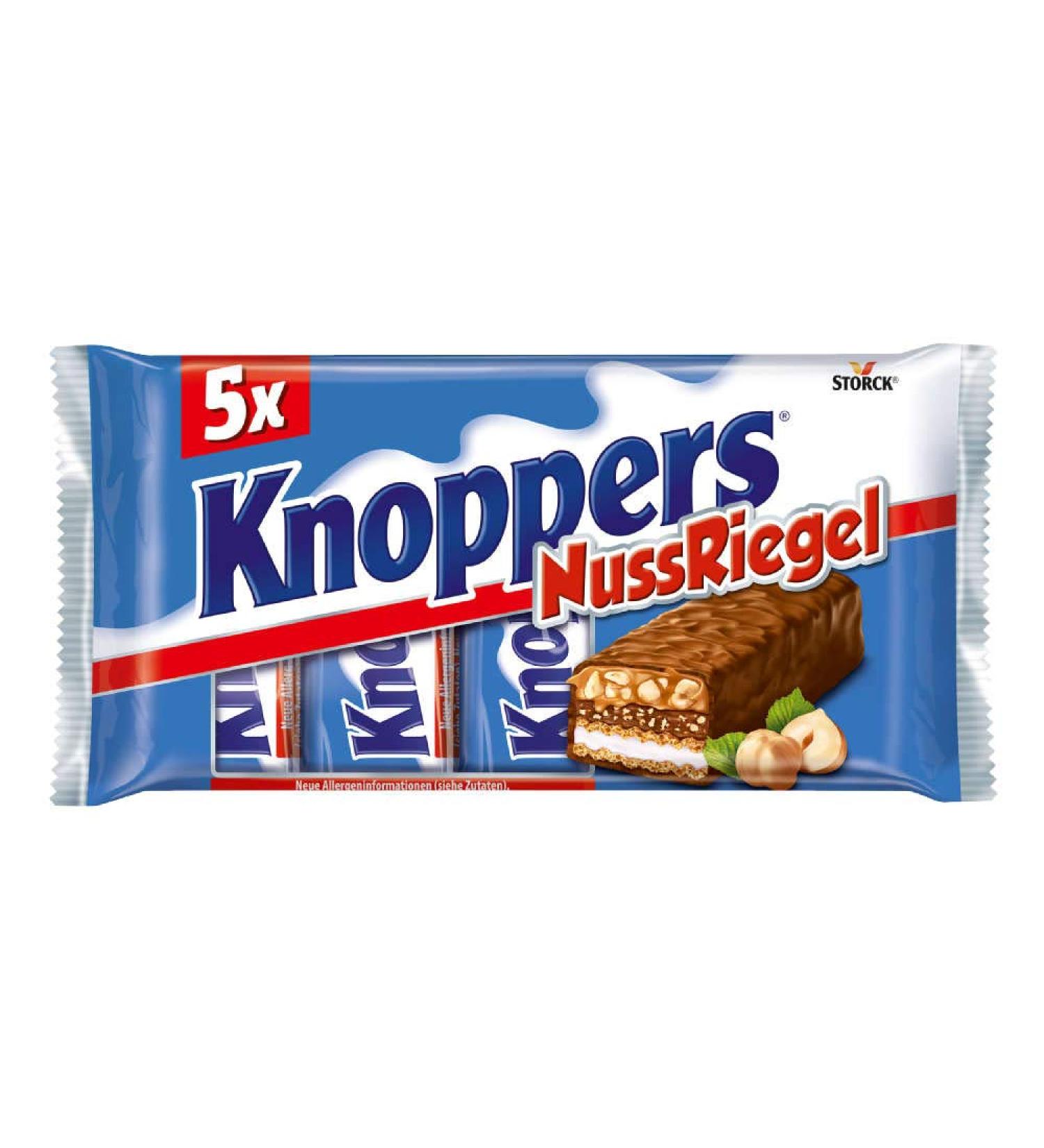 Knoppers - barre de noix (Nussriegel) | Poids Total 200 grams - Buy Online on GoSupps.com
