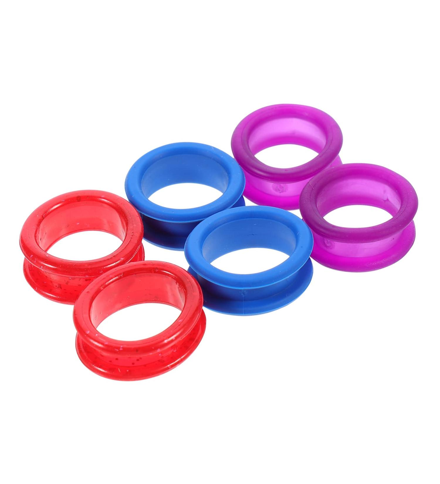 Minkissy Finger Trap Scissors Protection Rings | Silicone Scissors Finger Protection Accessories | Soft 3x2x1cm Shear Inserts in Various Colors - Buy Online on GoSupps.com