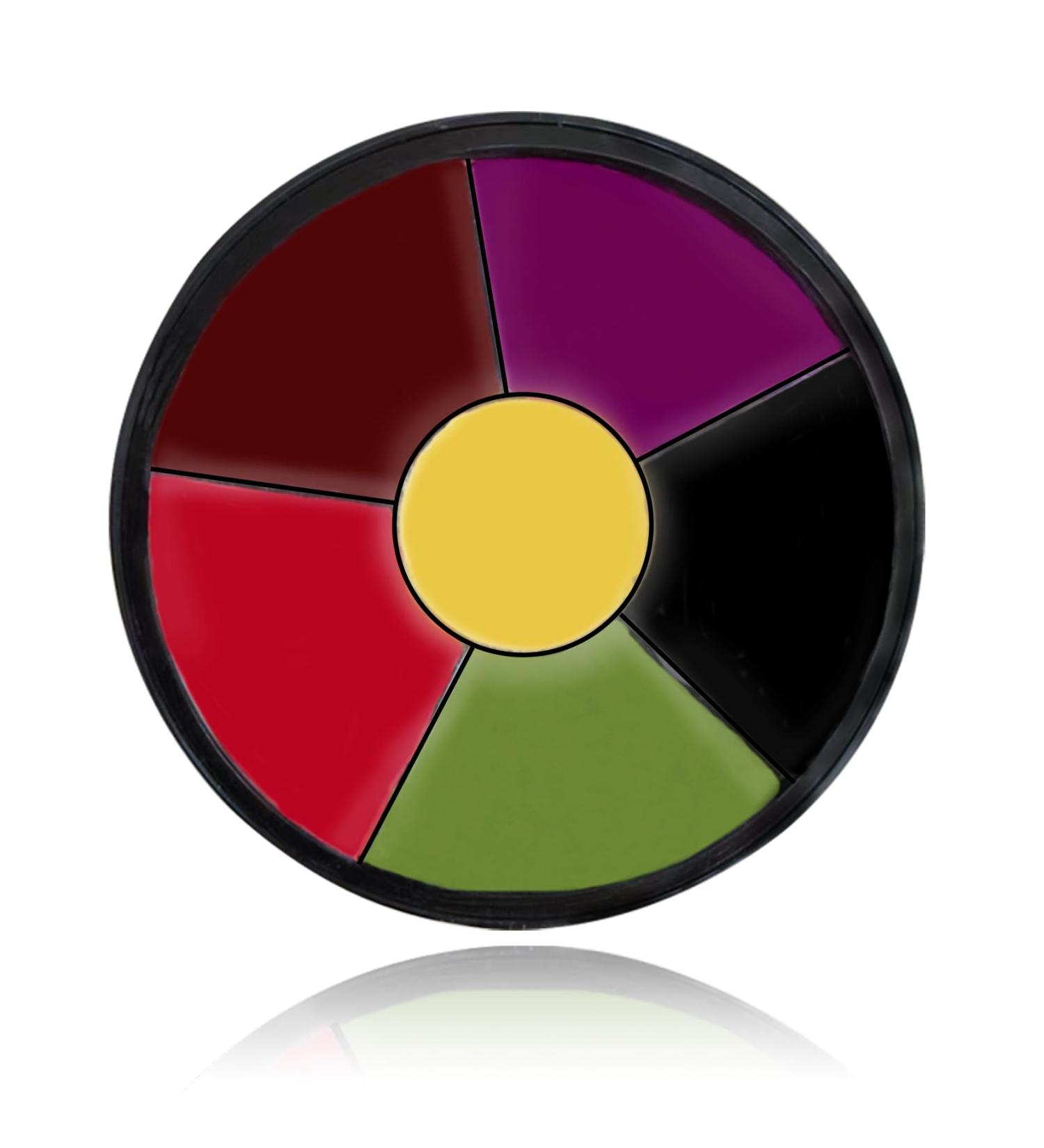 6 Colors Bruise Wheel Kit - Professional Halloween Special Effects Makeup Palette for Cosplay & Zombie Looks | Face & Body Paint - Buy Online on GoSupps.com