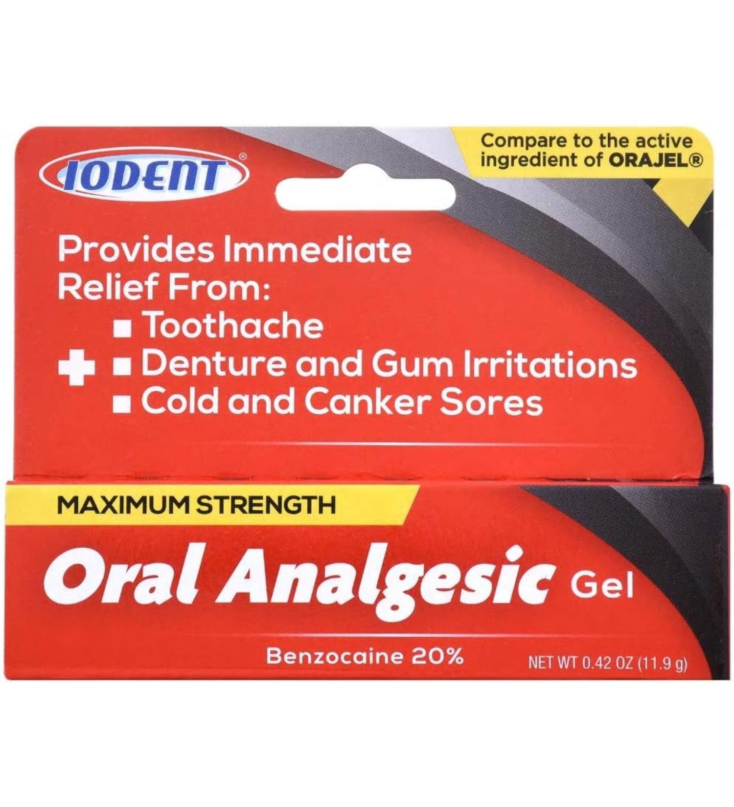 DDI Iodent Oral Analgesic - Pack of 24 - 0.42 Oz. - Buy Online on GoSupps.com