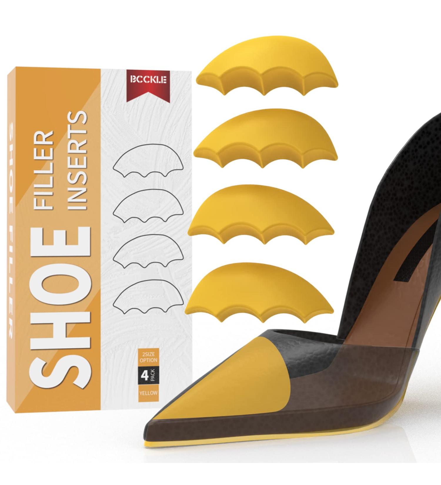 Shoe Fillers Toe Inserts for Loose Shoes - Men & Women (Half to One Size Bigger) - Buy Online on GoSupps.com