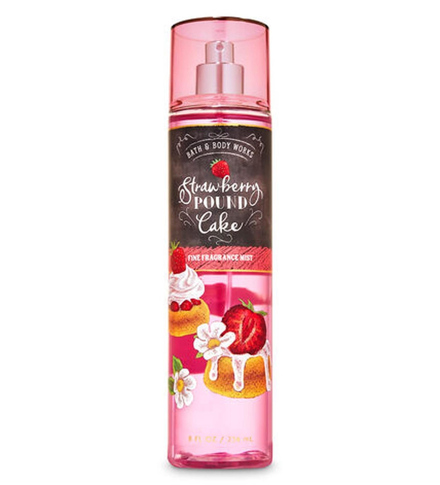 Bath and Body Works Strawberry Pound Cake Fragrance Mist 8oz Spray - Buy Online on GoSupps.com