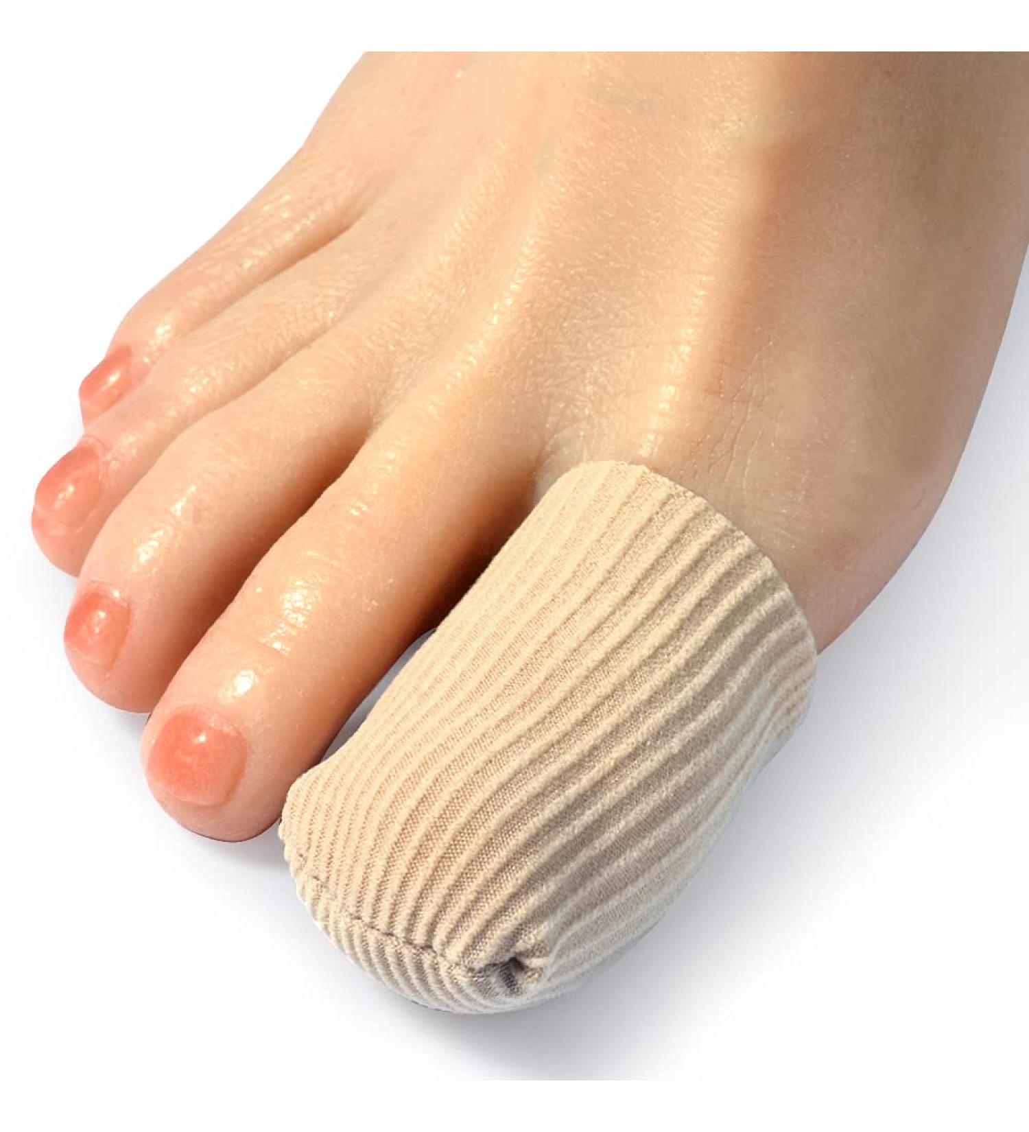 DYKOOK Big Toe Protectors - Fabric Gel Caps for Corns, Callus, Bunion Pain Relief (6 PCS) - Buy Online on GoSupps.com