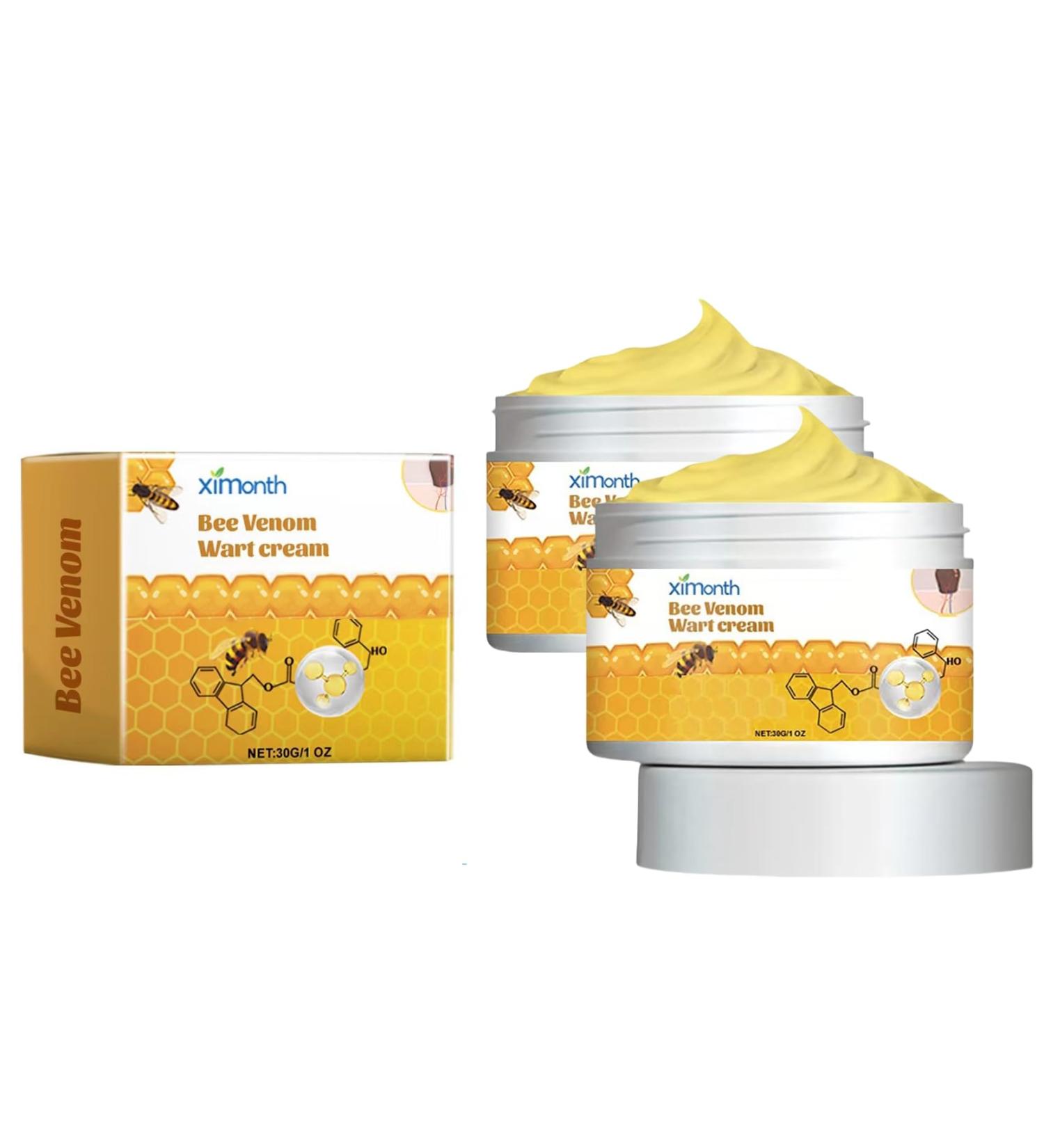 Ximonth Bee Venom Wart Repair Cream - Professional Moisturizer for All Skin Types - 2pcs for Men & Women - Buy Online on GoSupps.com