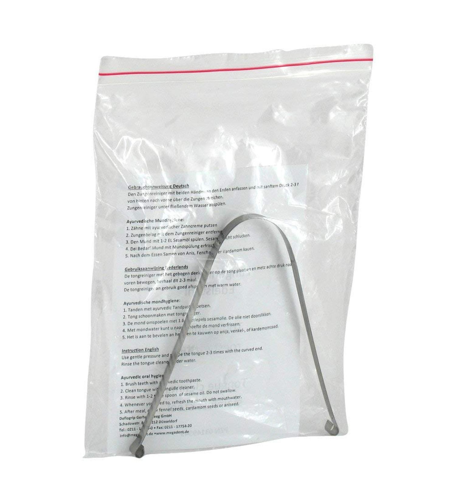 Tongue scraper stainless steel rust 1 st