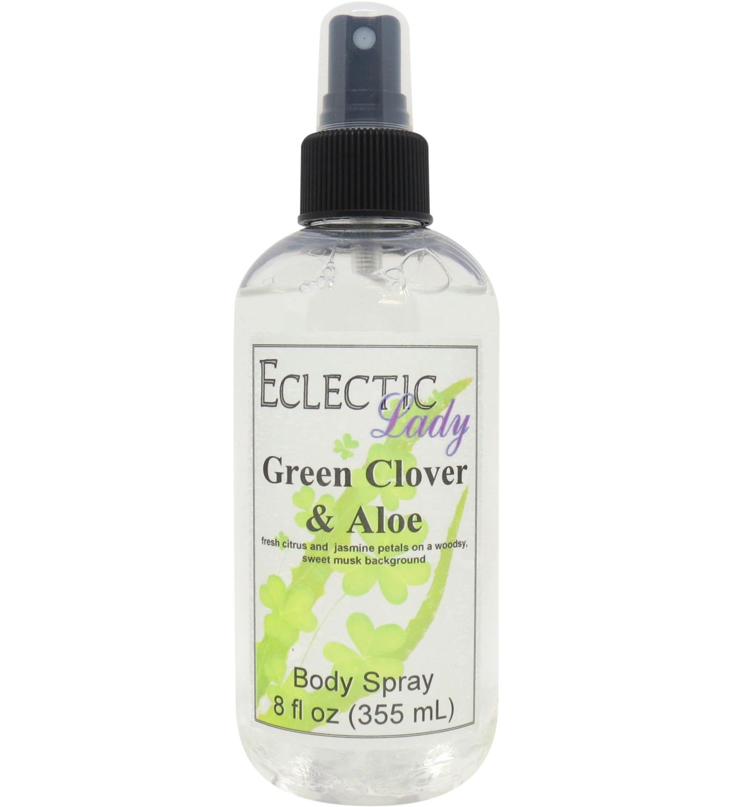 Green Clover And Aloe Body Spray 8 ounces Body Mist for Women with Clean Light & Gentle Fragrance Long Lasting Perfume with Comforting Scent for Men & Women Cologne with Soft Subtle Aroma For 8 Fluid Ounces - Buy Online on GoSupps.com