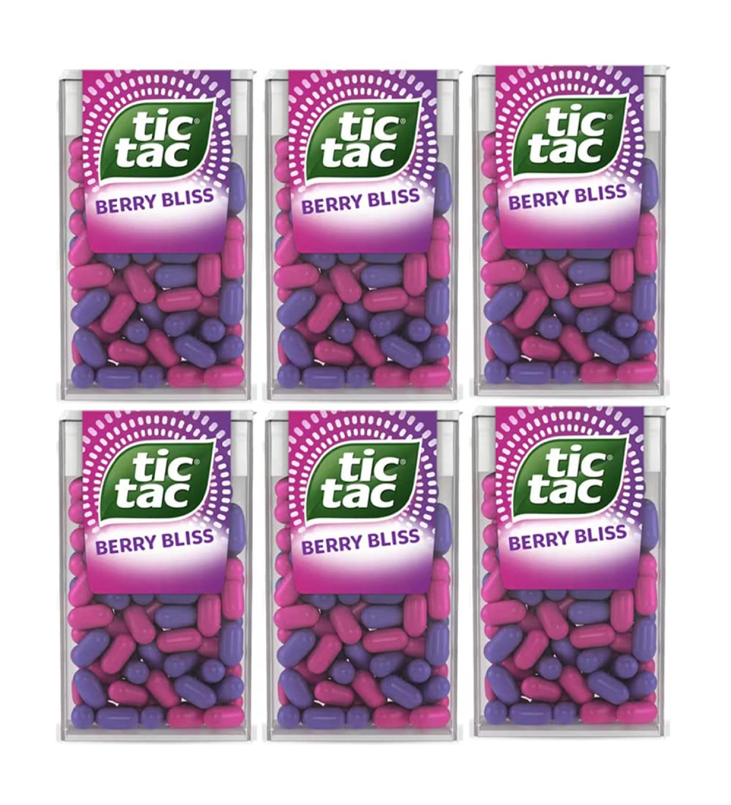 Berry Bliss Tic Tac Mint Sweets 6 Count - VR Angel Refreshing Mint Candy - Buy Online on GoSupps.com