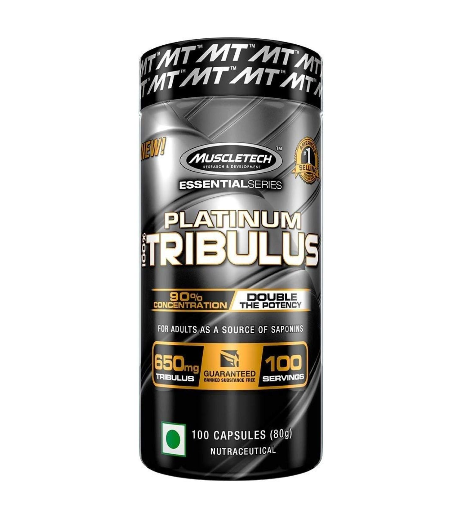 MuscleTech Essential Series 100%, Tribulus, 100 Count