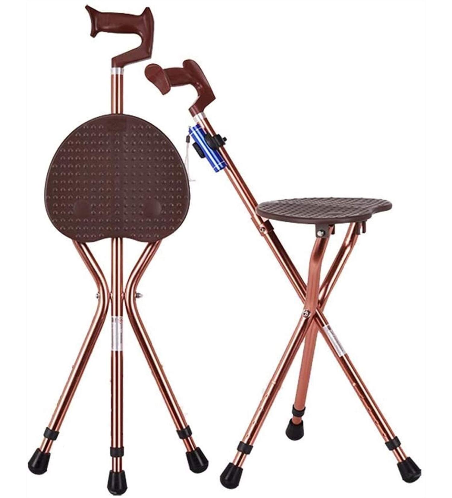Portable Folding Crutch Sheet Sheet Crutch fib Position Adjustable LED li Stool Crutch Chair Arthritis Rehabilitation Suitable for HGCHH Smooth Sailing - Buy Online on GoSupps.com