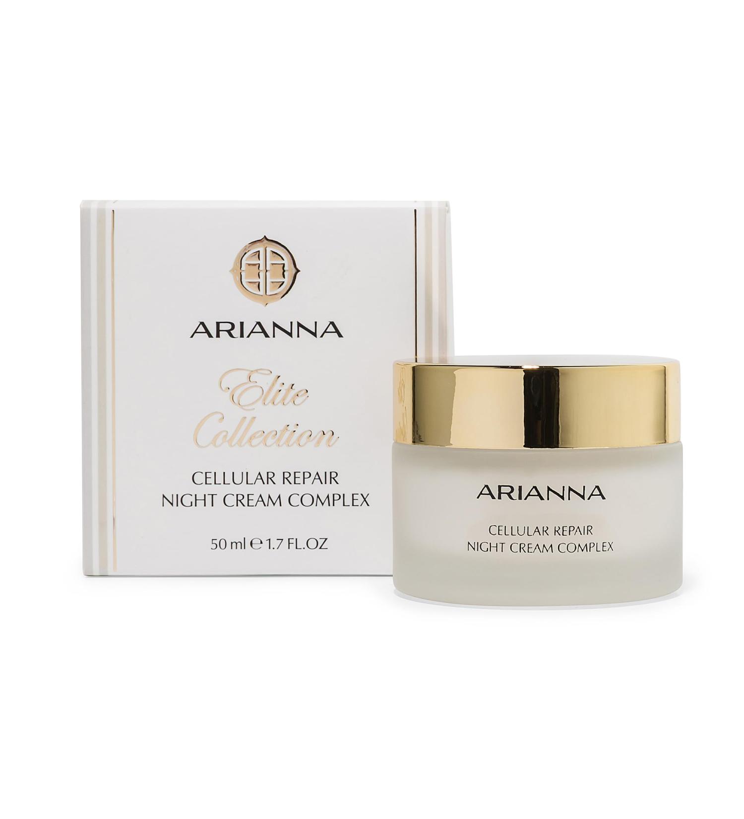 Arianna Skincare Cellular Repair Night Cream Complex Natural Facial Creams Nourishes Skin Overnight Absorbs Quickly Long-lasting Vegan Night Cream - Buy Online on GoSupps.com