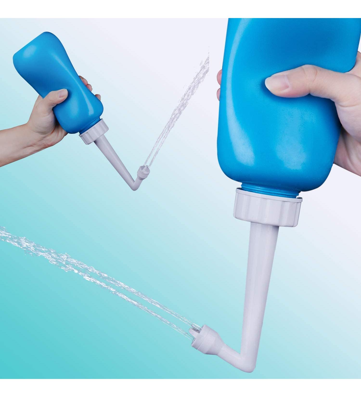 Portable Handheld Bidet Sprayer- Butt Buddy Go | Travel & Outdoors | Retractable Nozzle, Soft-Squeeze Plastic, Large Volume | Stay Clean On-The-Go - Buy Online on GoSupps.com