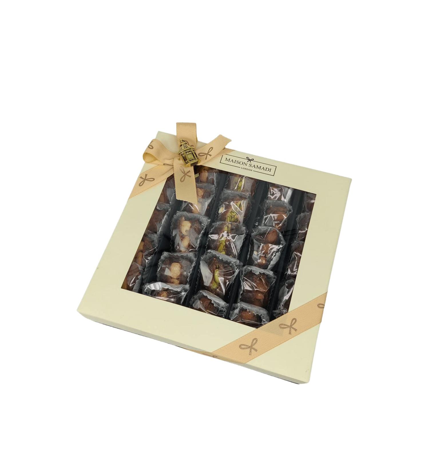 Assorted Stuffed Dates Box 25 Pieces - Buy Online on GoSupps.com