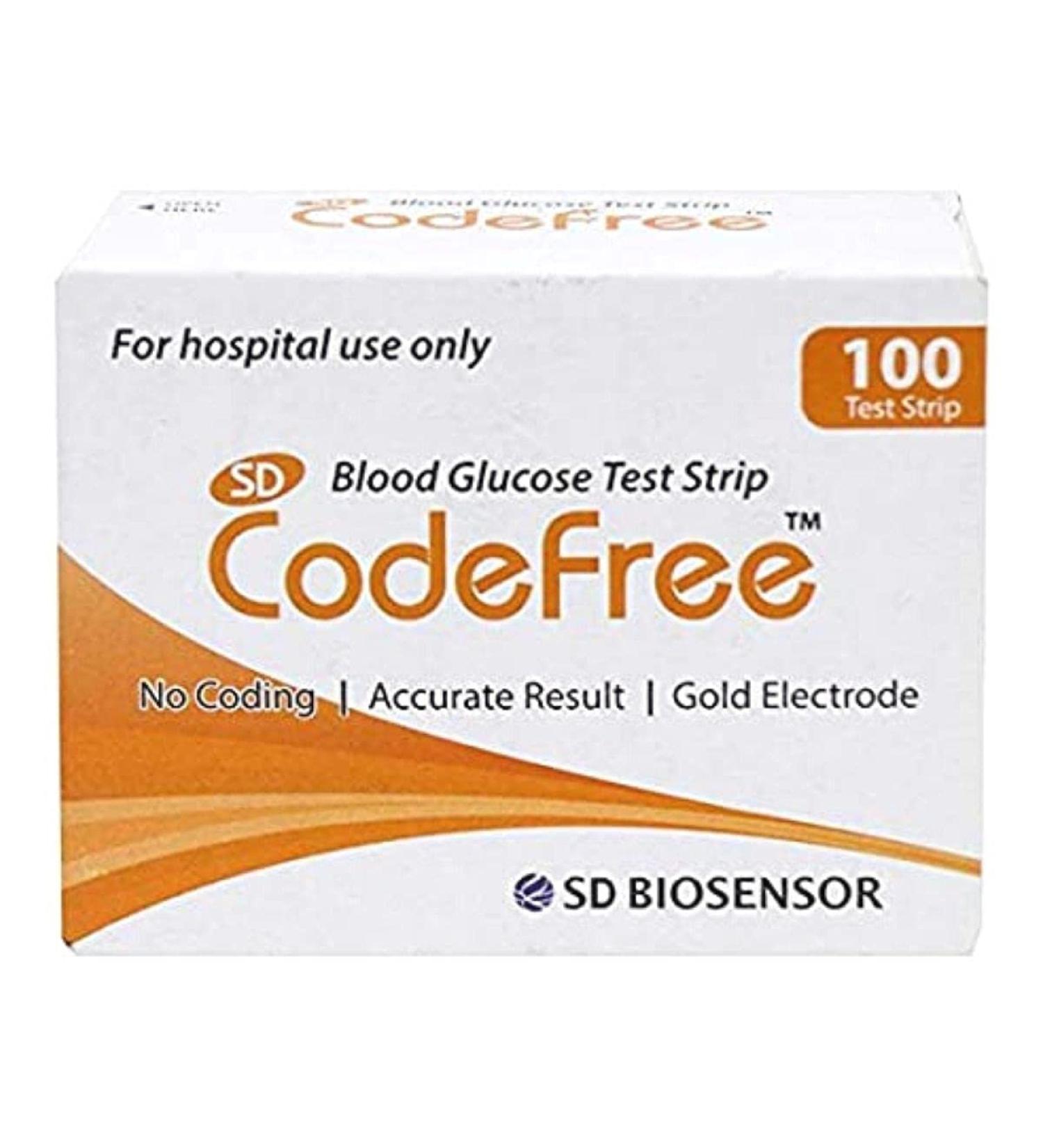 SD Codefree Blood Glucose Test Strips - Accurate Glucometer Testing Supplies - Buy Online on GoSupps.com