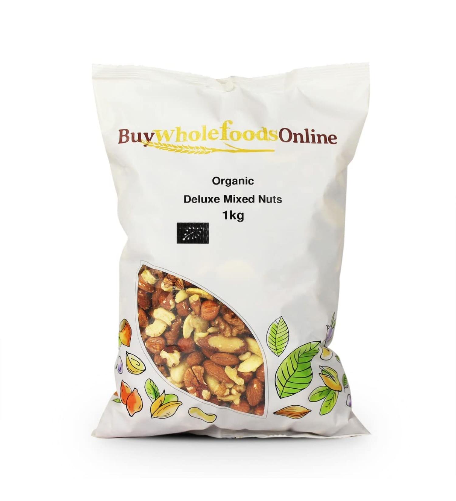 Organic Deluxe Mixed Nuts 1kg (BWFO)