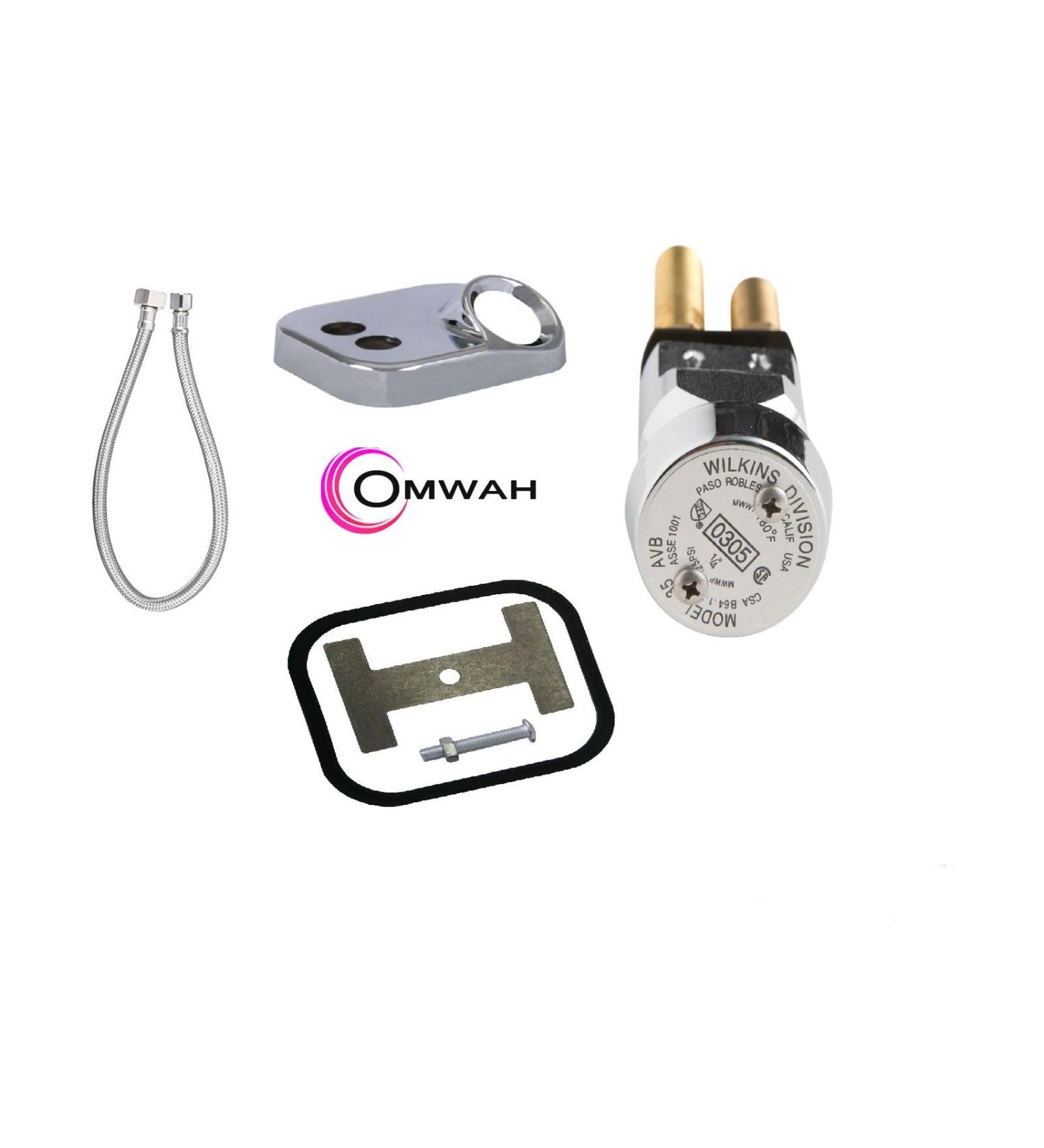 Omwah Vacuum Breaker Kit for Shampoo Bowl Salon Sink - Complete Set (1) - Buy Online on GoSupps.com