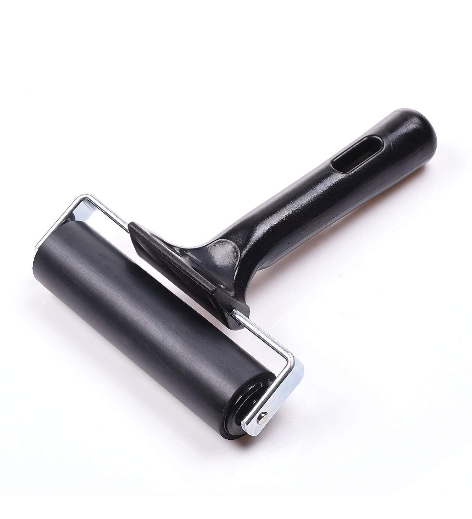 4-Inch Rubber Brayer Roller for Printmaking and Gluing - 1PCS - Buy Online on GoSupps.com