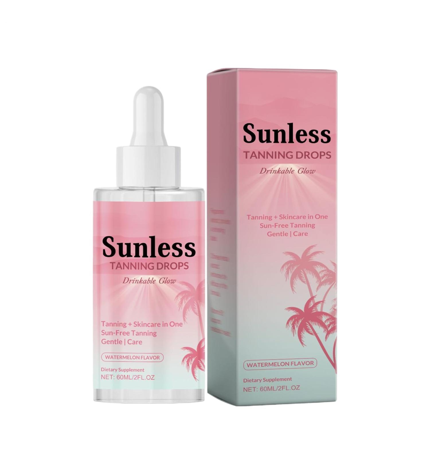  WJnflQN Self-Tanning Drops | Natural Tan for Face and Body - Gradual Tanning Effect Sunless Tan Complexion 60ml for Women and Men - Buy Online on GoSupps.com