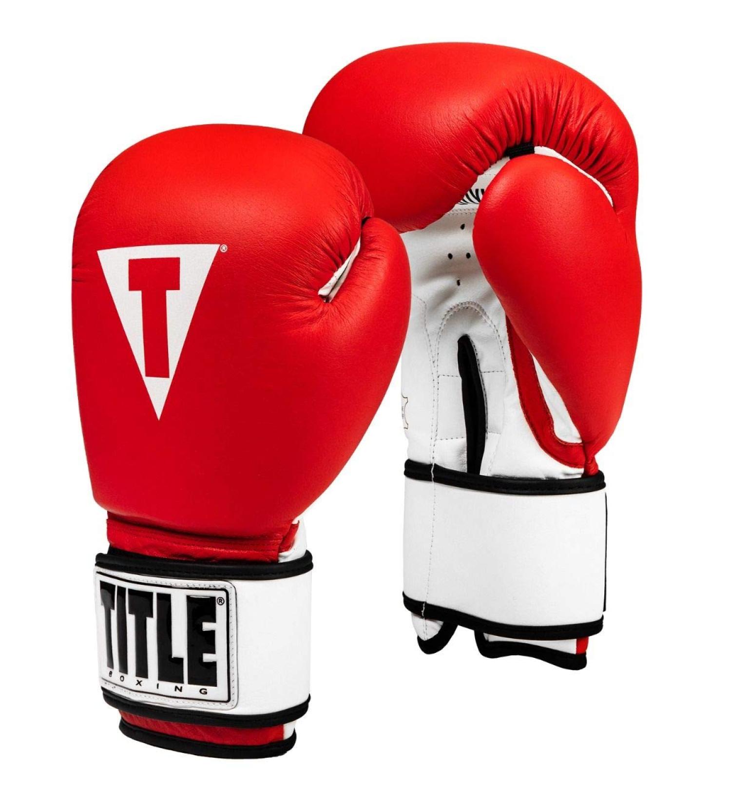 Title Boxing Premier Leather Super Bag Gloves 2.0 - Red/White XL - Buy Online on GoSupps.com