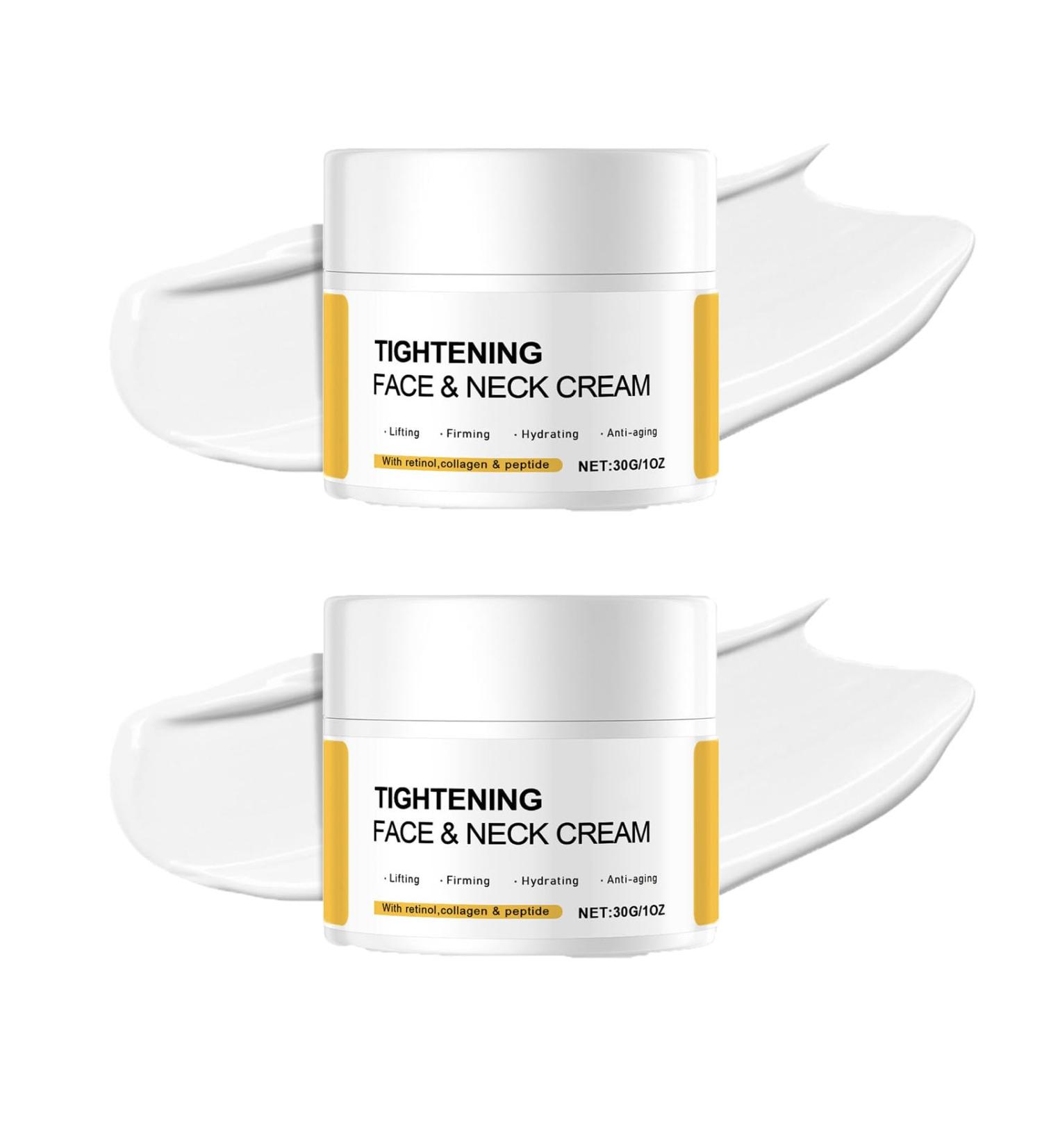 homomdy Firming neck cream with peptides and retinol Firming cream for face and neck Lift sagging skin soften wrinkles and fine lines antiaging moisturizer 2pcs - Buy Online on GoSupps.com