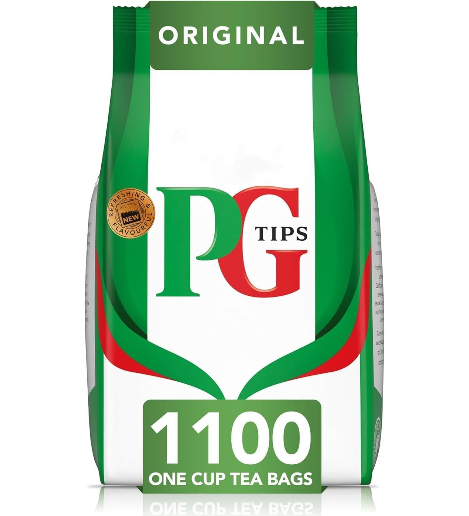 PG Tips Catering Single Cup Tea Bags 2x1100 1100 Count Pack of 2 - Buy Online on GoSupps.com