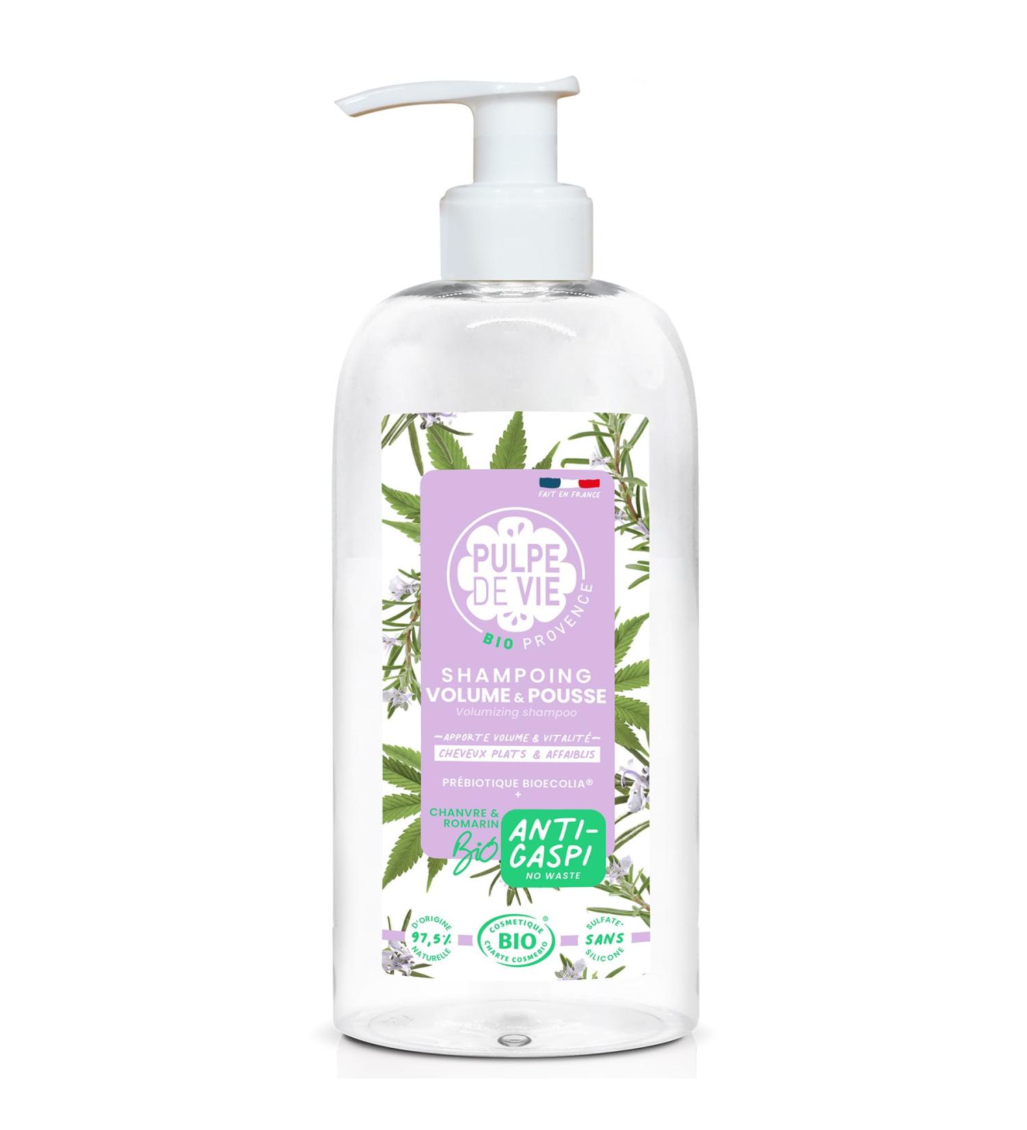  Pulpe de Vie Pulpe de Vie - Volume & Growth Shampoo Certified Organic Bob Marl hair XL 400 ml - Zero Waste! Hemp - Voluminous & Healthy Hair - Organic - Buy Online on GoSupps.com