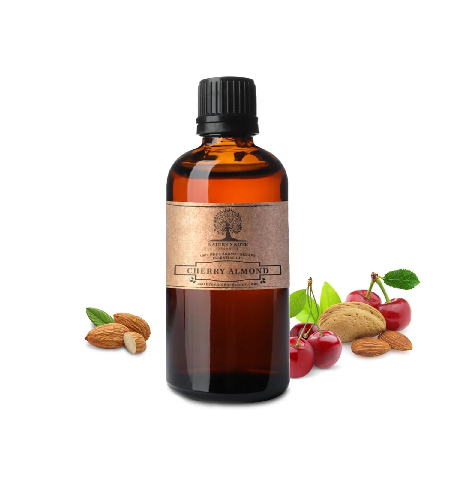 Cherry Almond Essential Oil - 100% Pure Aromatherapy Grade Essential Oil by Nature's Note Organics - 0.3 Fl Oz 0.3 Fl Oz (Pack of 1) - Buy Online on GoSupps.com