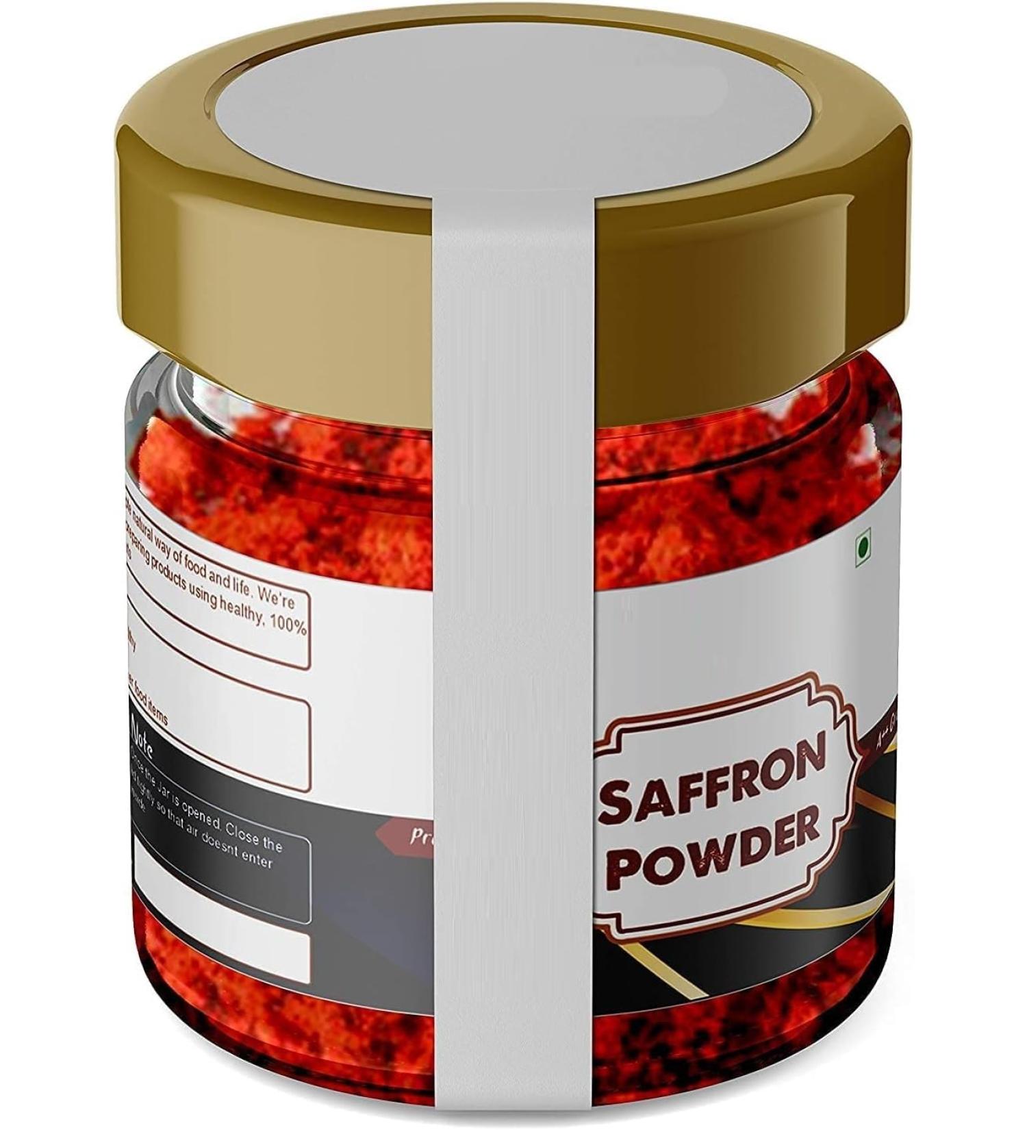 AHSD Saffron Powder Original Kashmiri Kesar Powder Premium Organic A++ Grade for facebeautyfoodcolorAroma Purest Finest SunDried Natural Saffron 1 gm - Buy Online on GoSupps.com