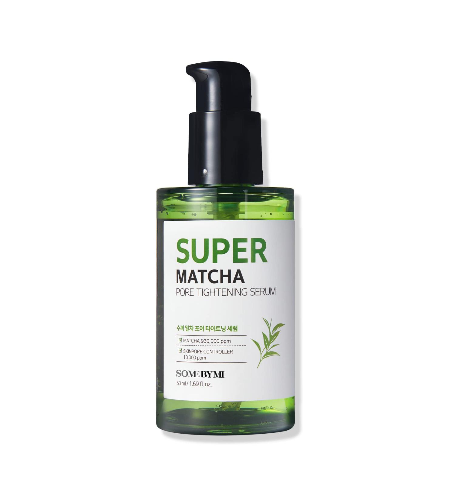 SOME BY MI Super Matcha Pore Tightening Serum - 1.69Oz | Korean Skin Care for Sensitive Skin | Moisturizing Purifying & Pore Care | Reduces Blackheads & Sebum - Buy Online on GoSupps.com