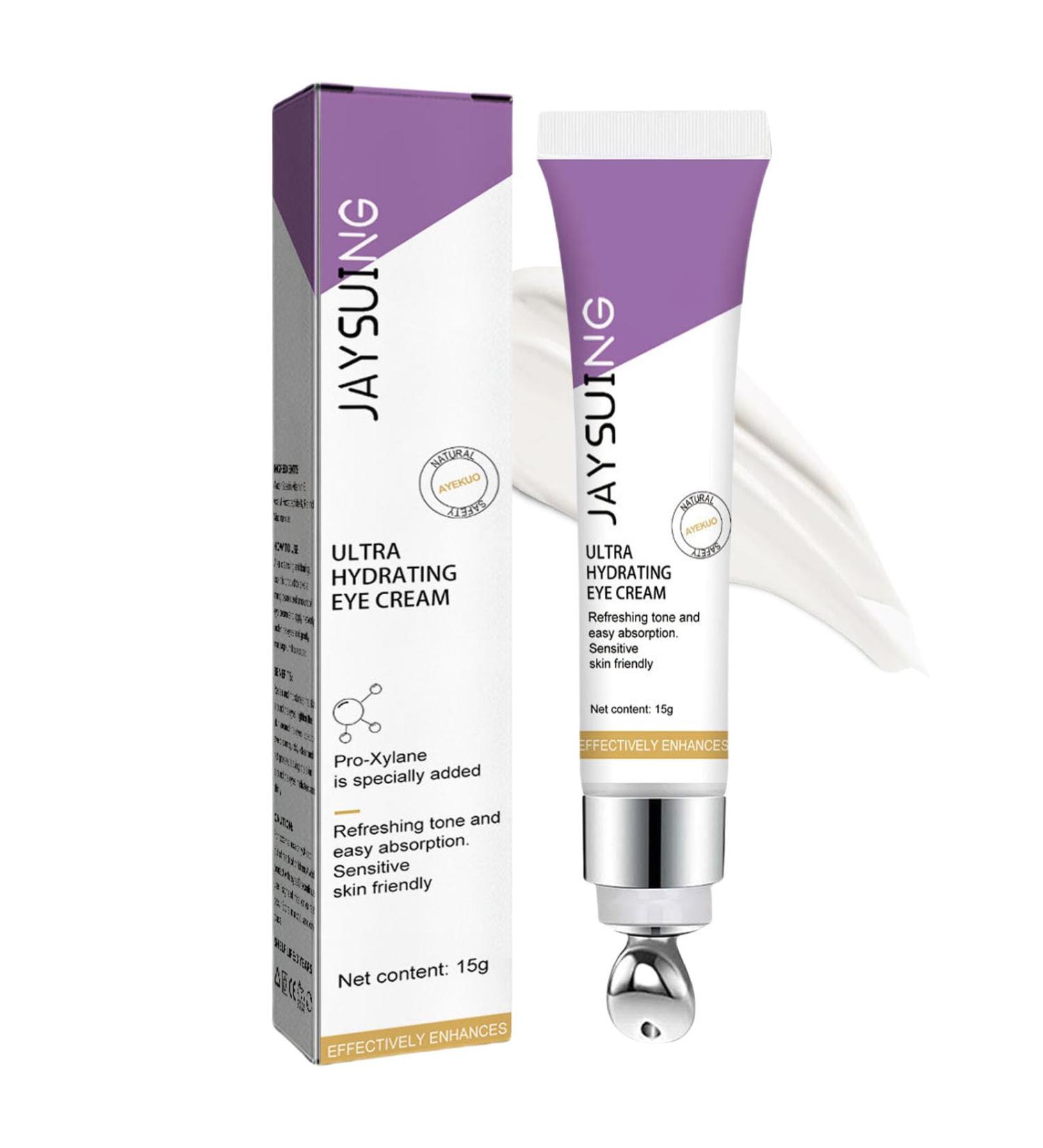 Vitamin C Eye Cream | Hydrating Anti-Aging Moisturizer for Dark Circles & Puffiness | Retinol Eye Wrinkle Treatment - Buy Online on GoSupps.com