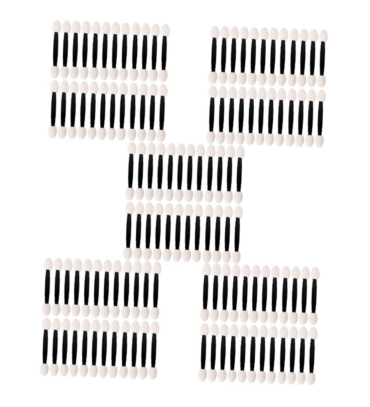 Baluue 5pcs 4 Double Ended Eye Shadow Stick Cosmetics Brush Lipstick Applicator Oval Makeup Tool Sponge 6.1x1CMx5pcs As Shownx5pcs - Buy Online on GoSupps.com