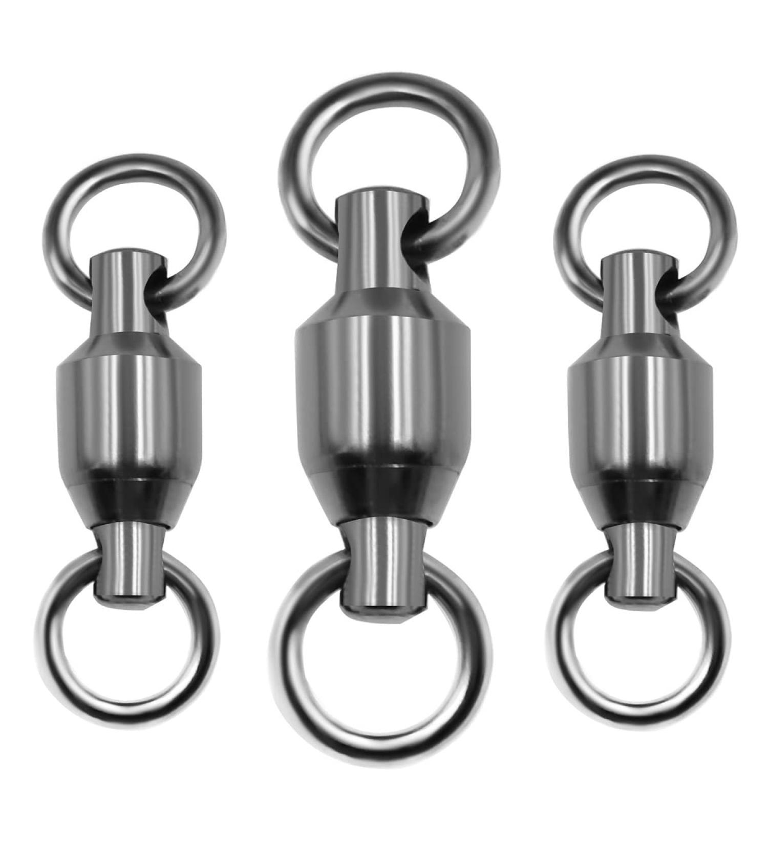 Buy PHAD Fishing Ball Bearing Swivels 10/20pcs with Welded Rings | Size 0#-10# | Durable 18LB-350LB | Top-Quality Angling Accessories - Buy Online on GoSupps.com
