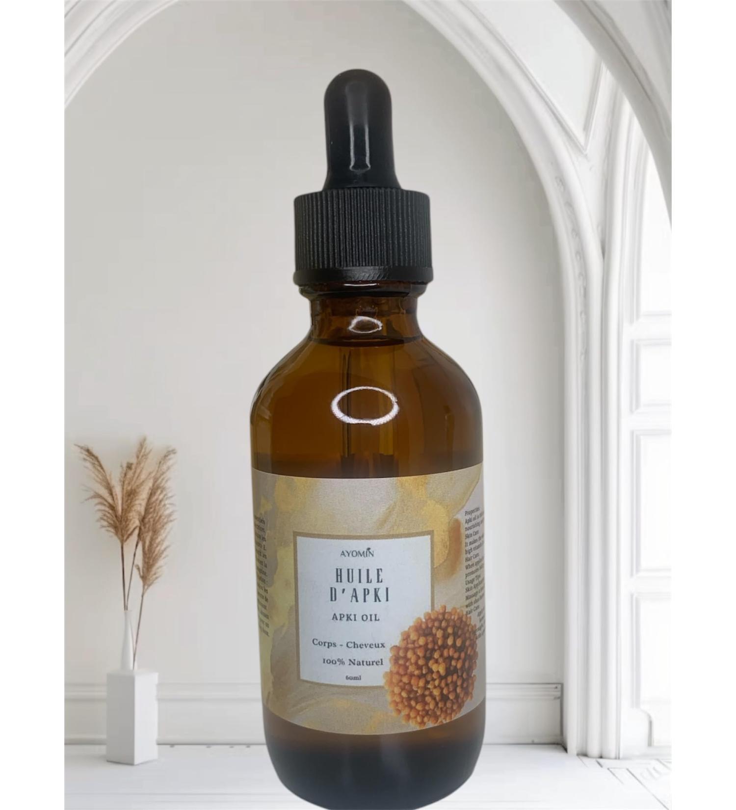 AYOMIN Akpi Oil 100% Natural 60 ml Volume and firmness (chest buttocks hips skin hair)