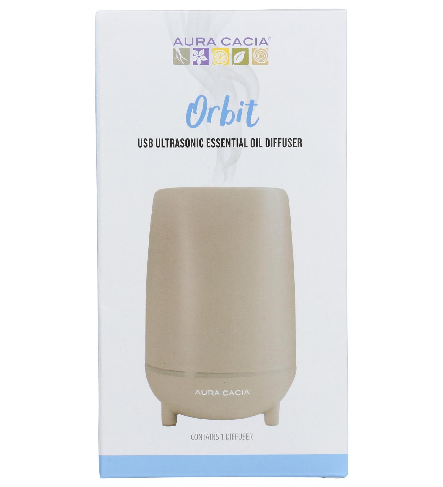 AURA Cacia USB Orbit Diffuser - Aromatherapy Essential Oil Diffuser for Home & Travel - Best International Shipping - Buy Online on GoSupps.com