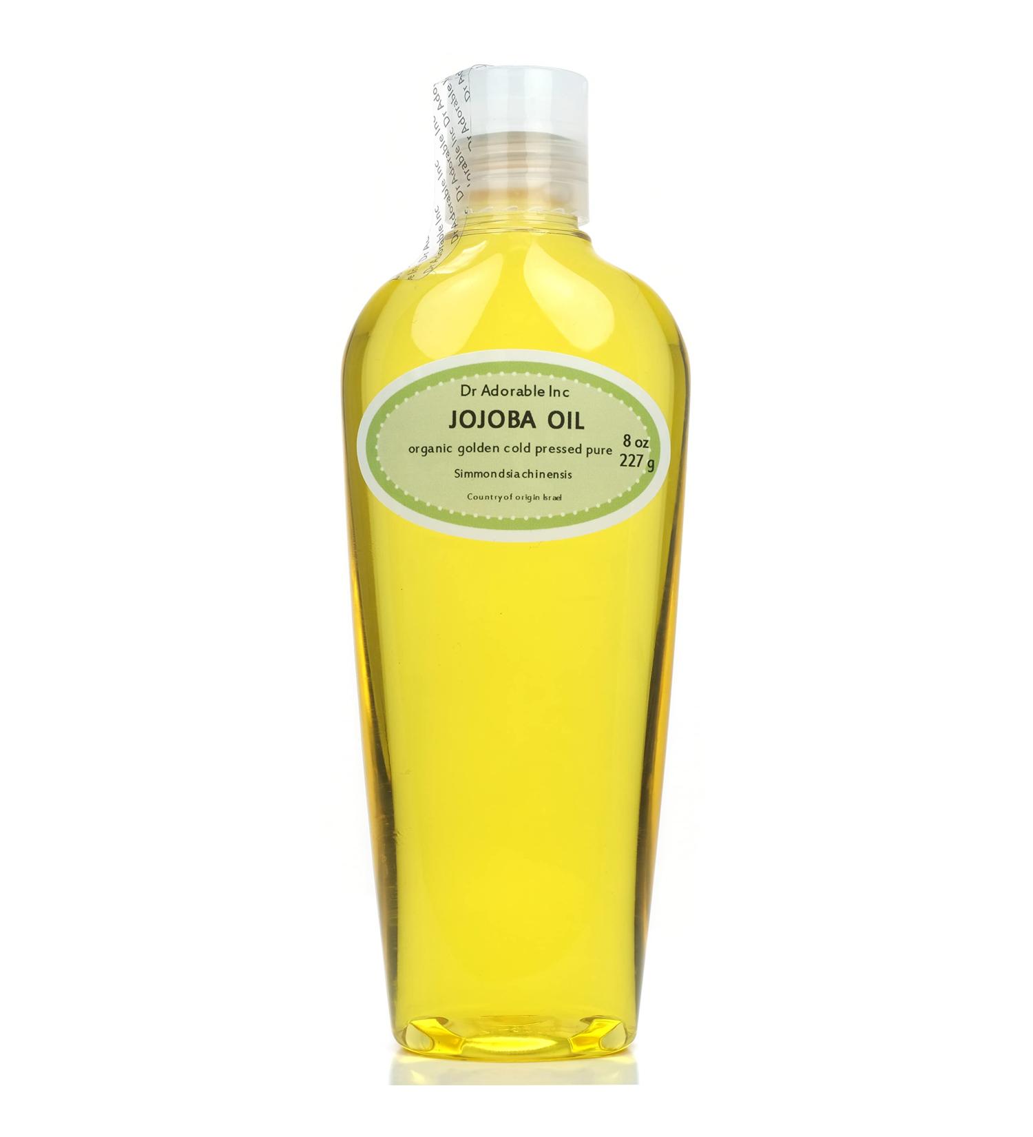 Dr Adorable 8 oz Jojoba Oil - 100% Pure Organic Cold Pressed Natural Unrefined - International Shipping Available - Buy Online on GoSupps.com