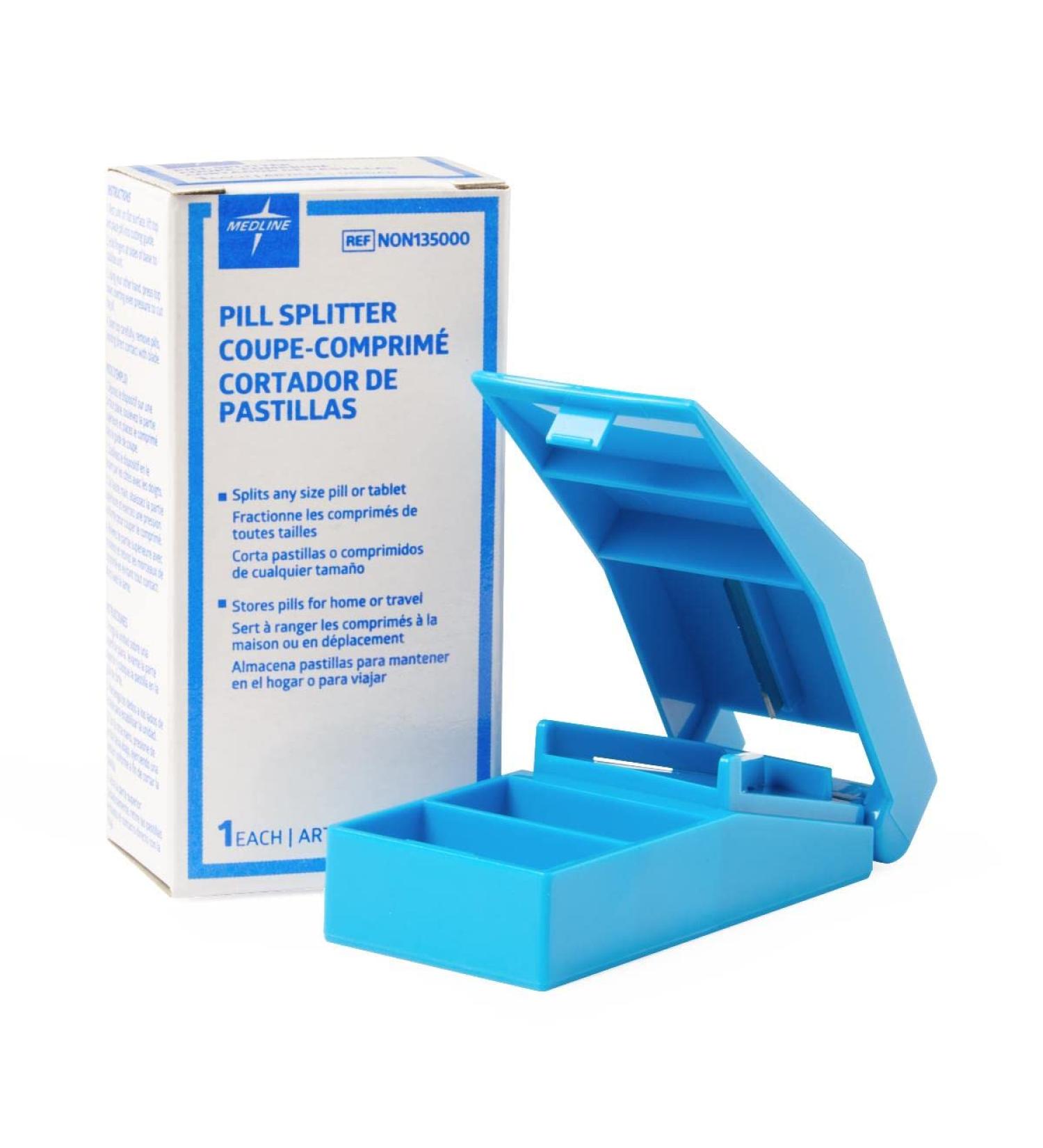 Medline NON1004470PS Blue Pill Splitter - Custom Fit for 1004470 - Pack of 144 - International Shipping Available - Buy Online on GoSupps.com