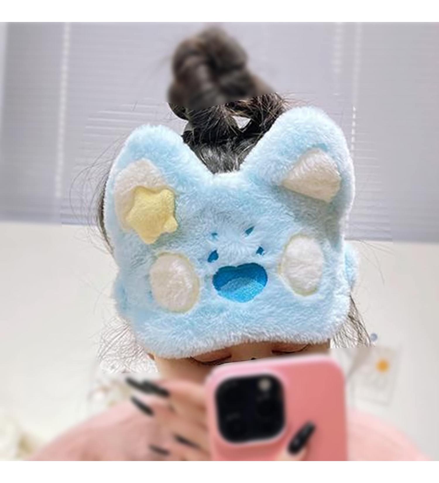 Cute Cat Sleep Eye Mask | Soft Cotton | Adjustable for Women & Men | Ideal for Sleep, Travel & Nap | Blue - Buy Online on GoSupps.com