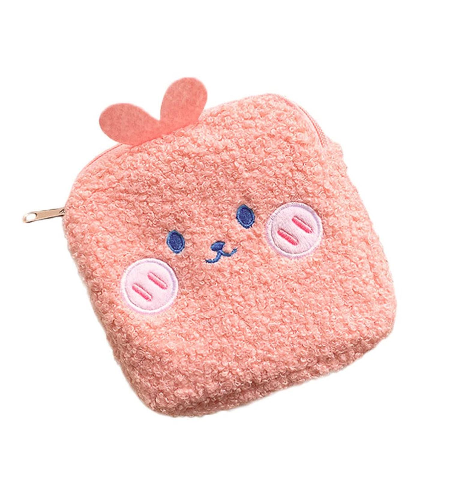 DOITOOL Creative Period Bag - Cute Pink Sanitary Napkin Pouch for Teens and Women - Buy Online on GoSupps.com