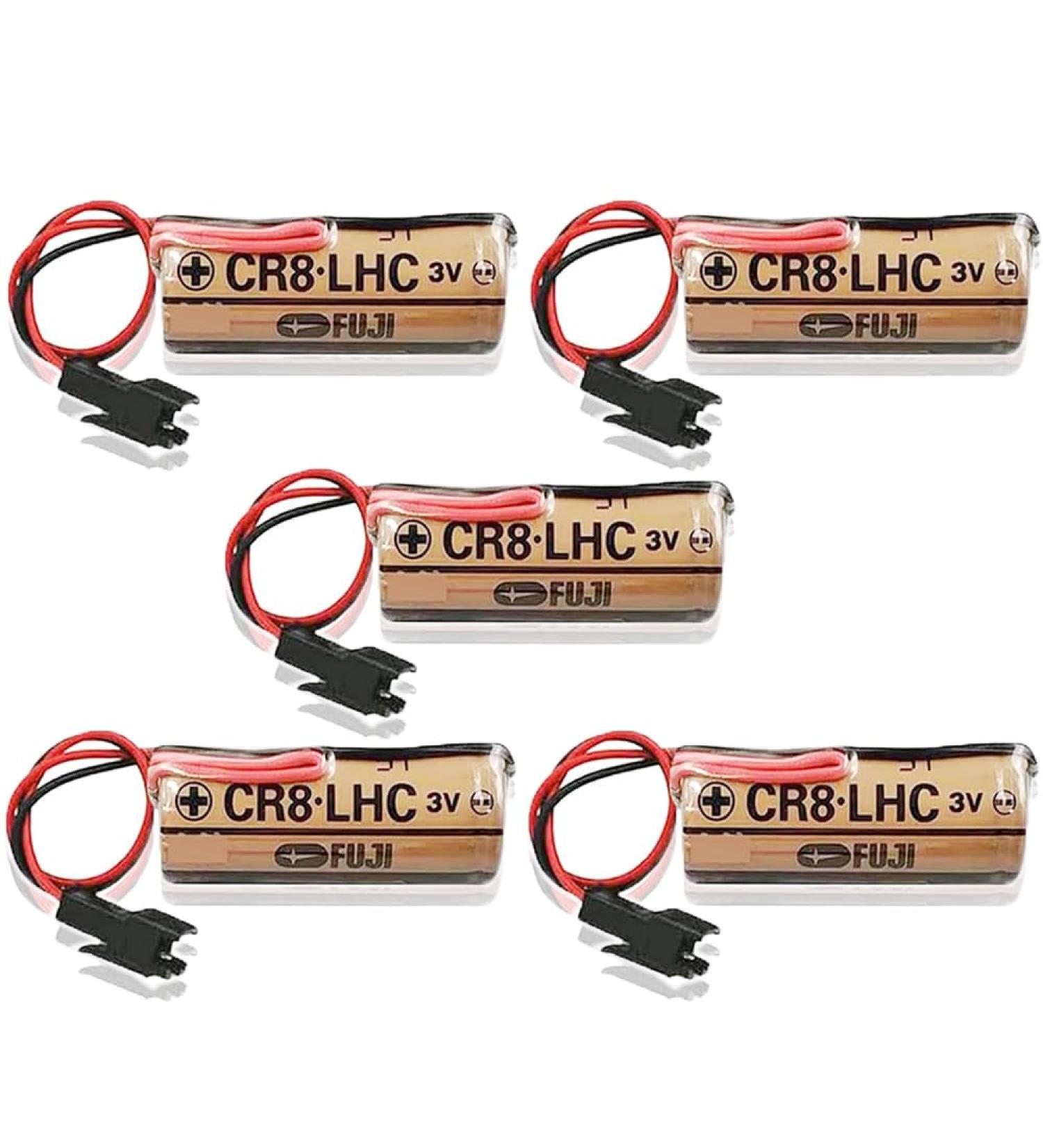 Buy (5 Pack) 3V 2600mAh Non-Rechargeable CR8 Batteries for Fuji FDK - High Performance LHC 3V Battery - Buy Online on GoSupps.com