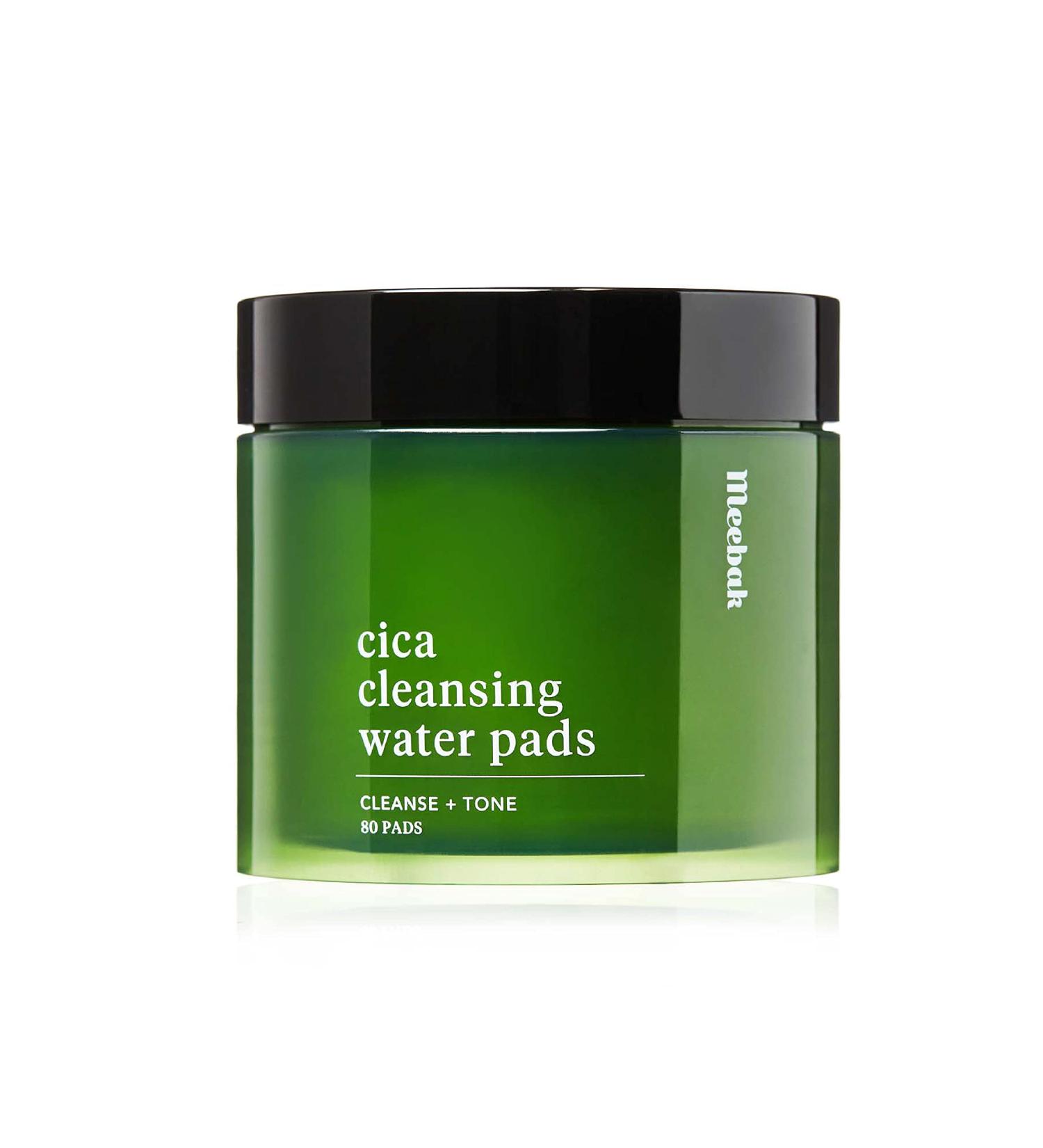 Meebak Sensitive Skin Cica Makeup Remover Pads - Korean Facial Wipes for Eye, Face, Pores, Exfoliating - Buy Online on GoSupps.com