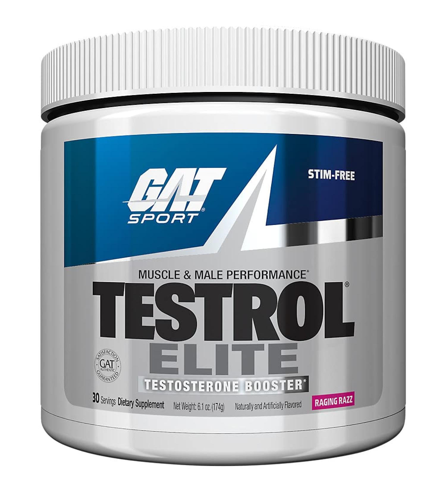 GAT Testrol Elite Testosterone Booster Raging Razz 6.1 oz (174 g) - Buy Online on GoSupps.com