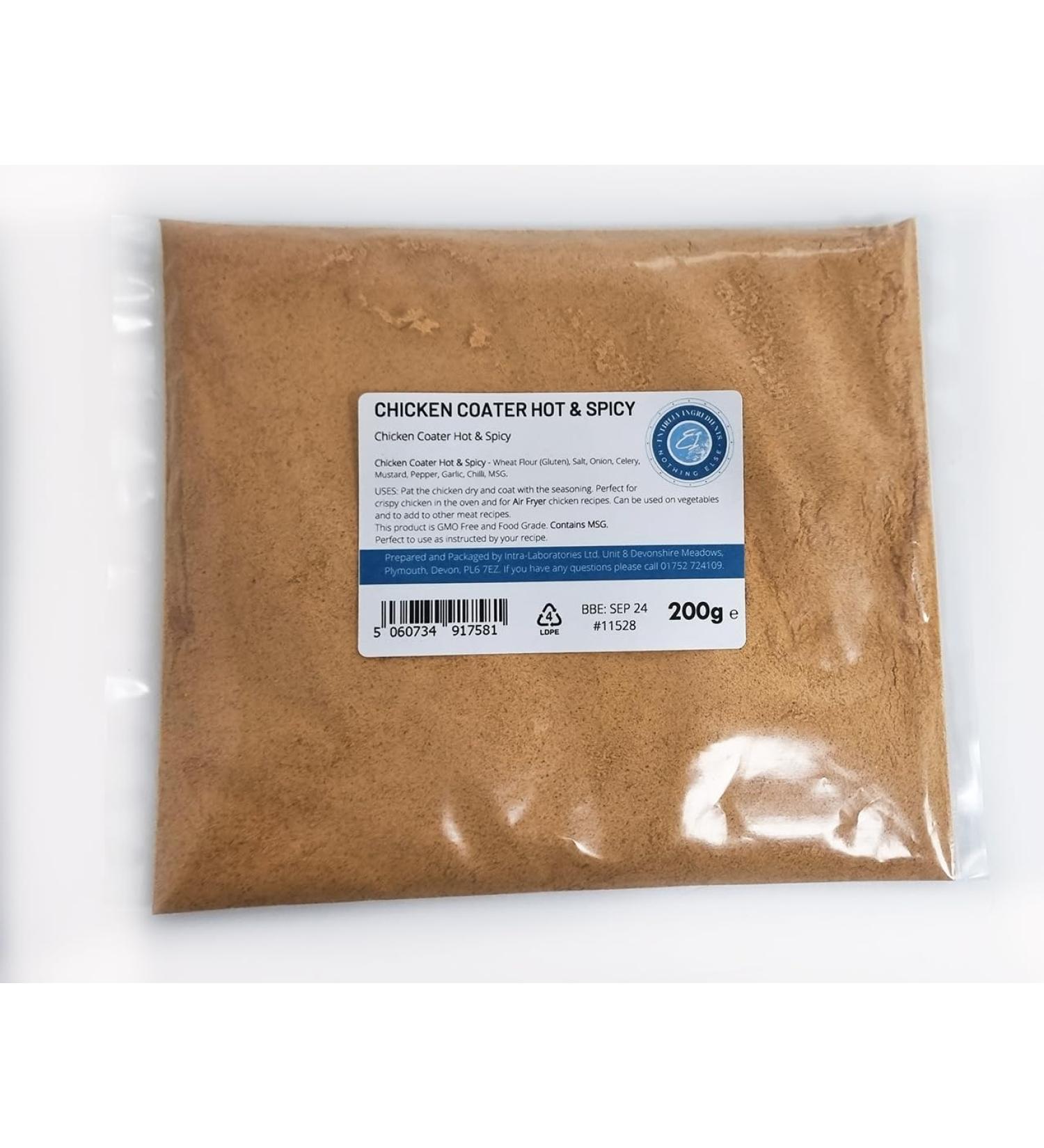 Entirely Ingredients - Chicken coater hot & Spicy 200g - Selected for Premium Quality