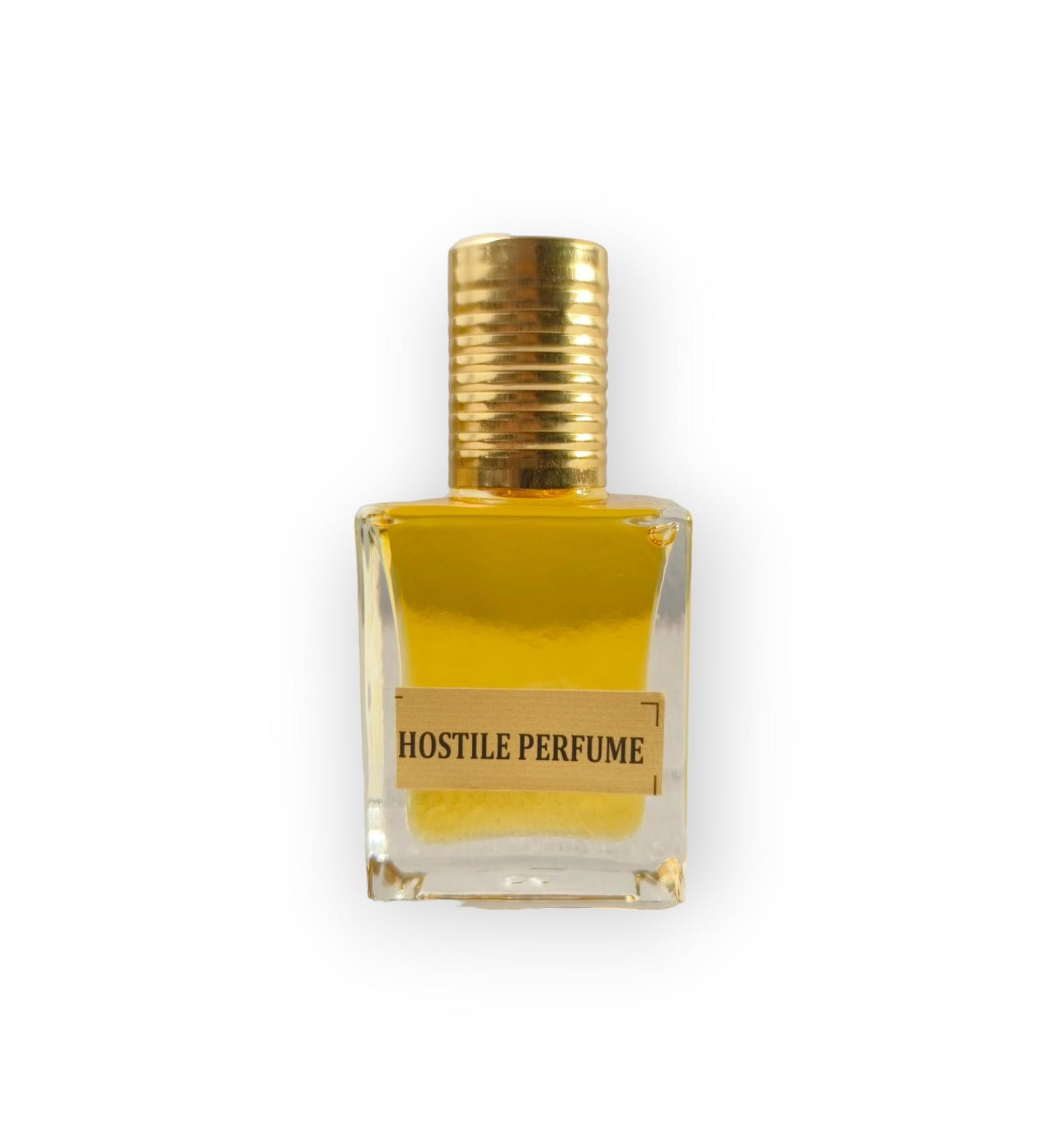 HOSTILE Premium Attar-Atar Perfume Oil Fragrance for Men and Women Unisex Parfume Scent Spray Long Lasting Roll On Essential Oil Itar Semi Natural Non Alcoholic Size Volume: 12ML (0.4 Fl Oz). - Buy Online on GoSupps.com