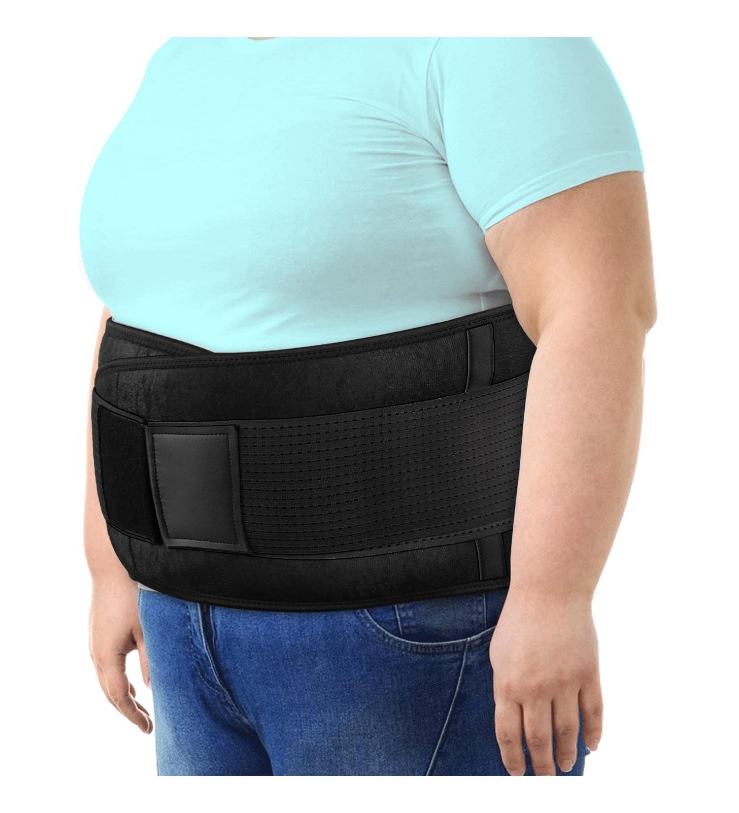 ABACKH Back Brace for Lower Back Pain - Lumbar Support Belt for Women & Men - 5XL Black-5XL(53-65) - Buy Online on GoSupps.com
