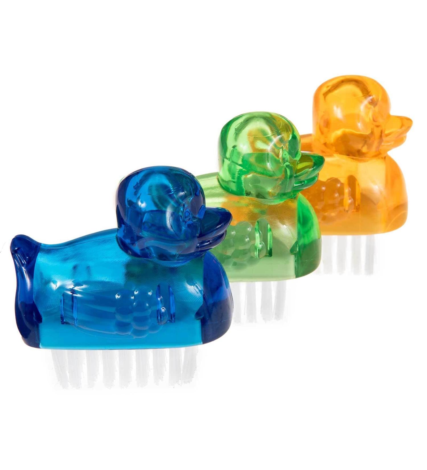 Buy SIDCO Nail Brush Set - 3 Duckling Hand Washing Brushes for Effective Cleaning - International Shipping Available - Buy Online on GoSupps.com
